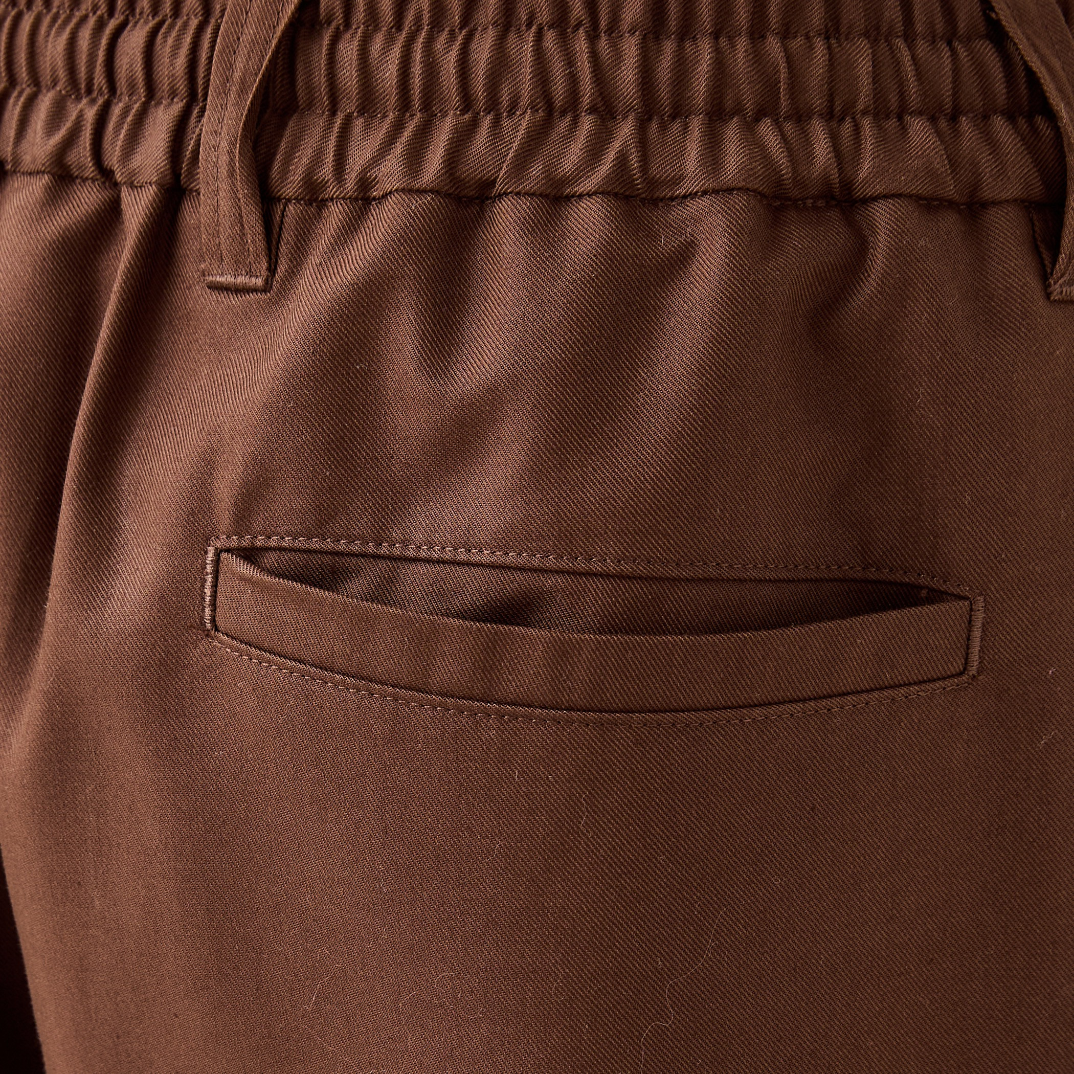 Regular Fit Pants with Elasticated Waistband and Pockets-men-clothing-bottoms-joggers-image-5