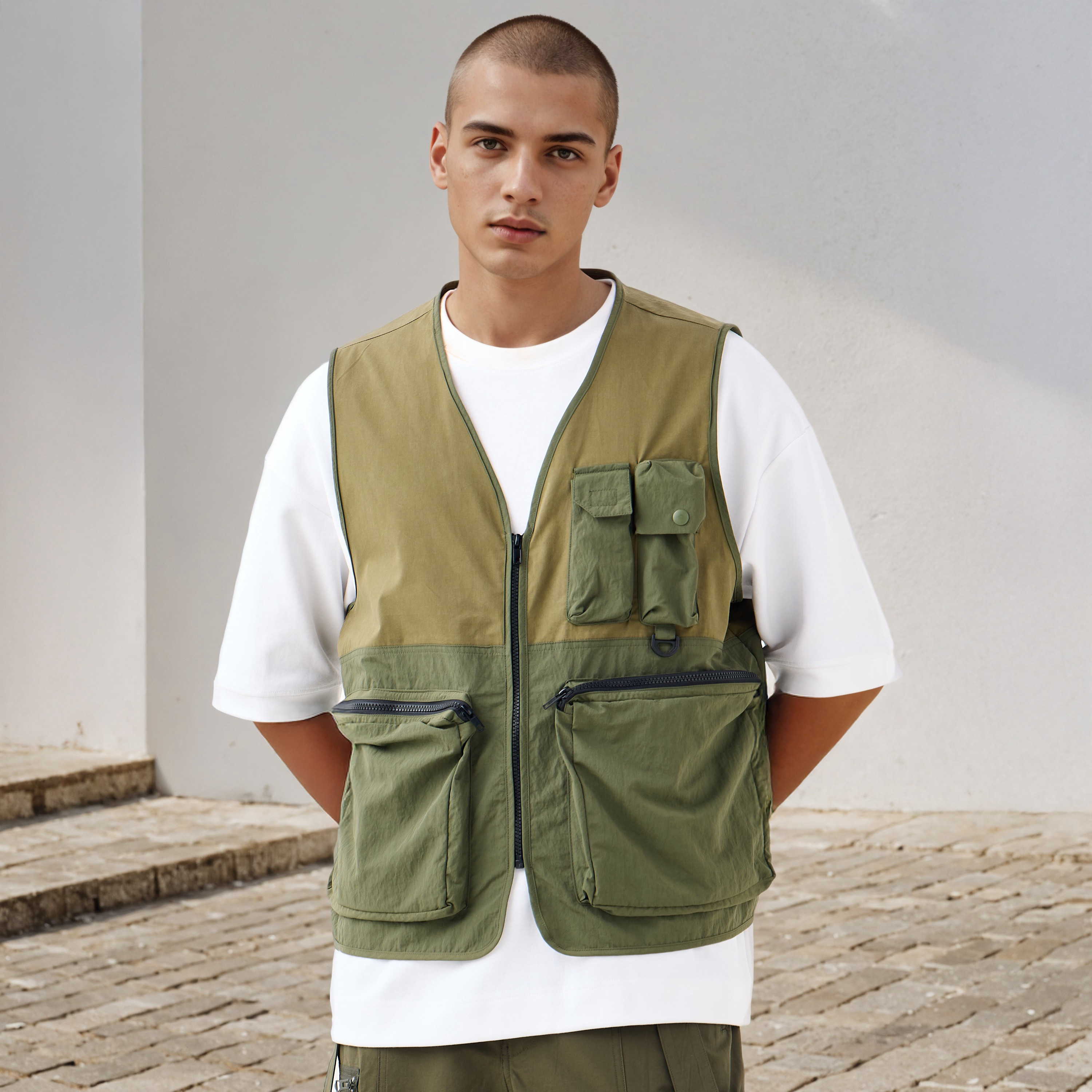 Men Zipper Pocket Utility Gilet-men-clothing-jacketsandblazers-jackets-image-1