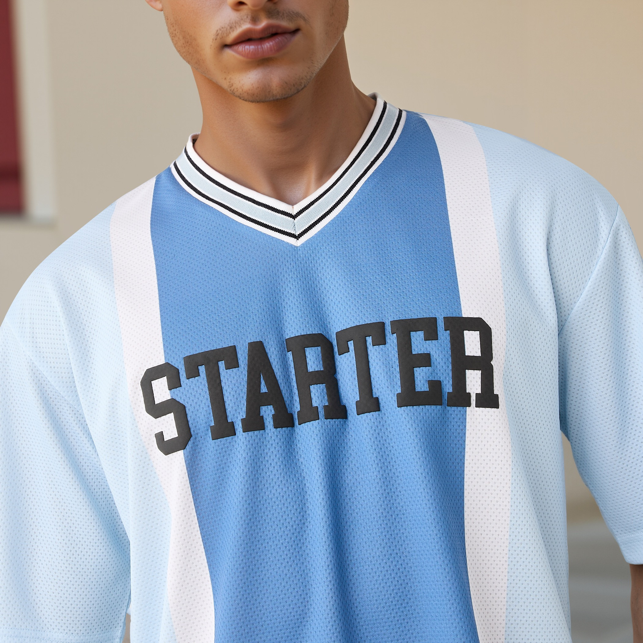 تيشيرت بأكمام قصيرة وياقة V وطبعات-men-clothing-tshirtsandpolos-tshirts-image-4