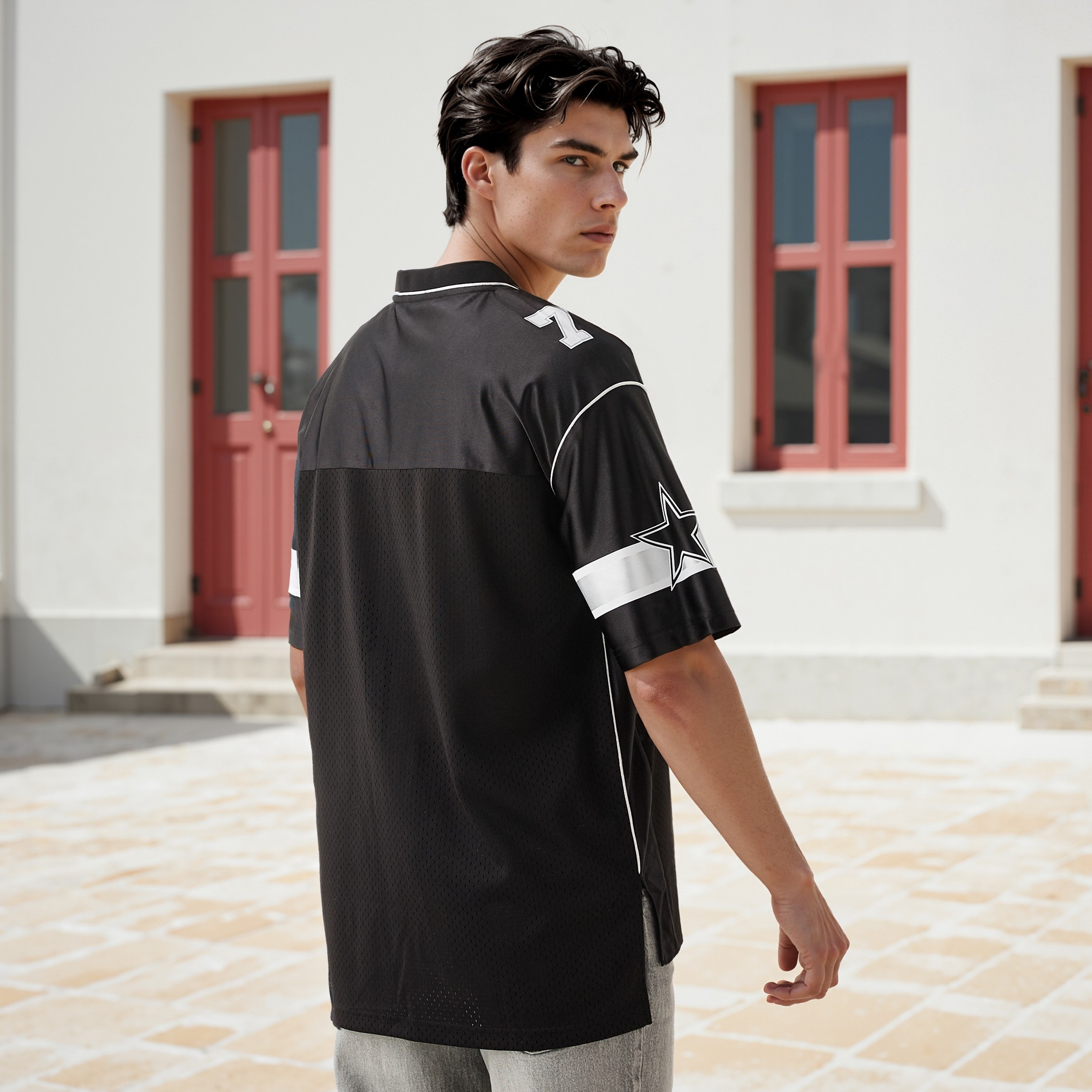 Starter Varsity Print V-Neck T-shirt-men-clothing-tshirtsandpolos-tshirts-image-3