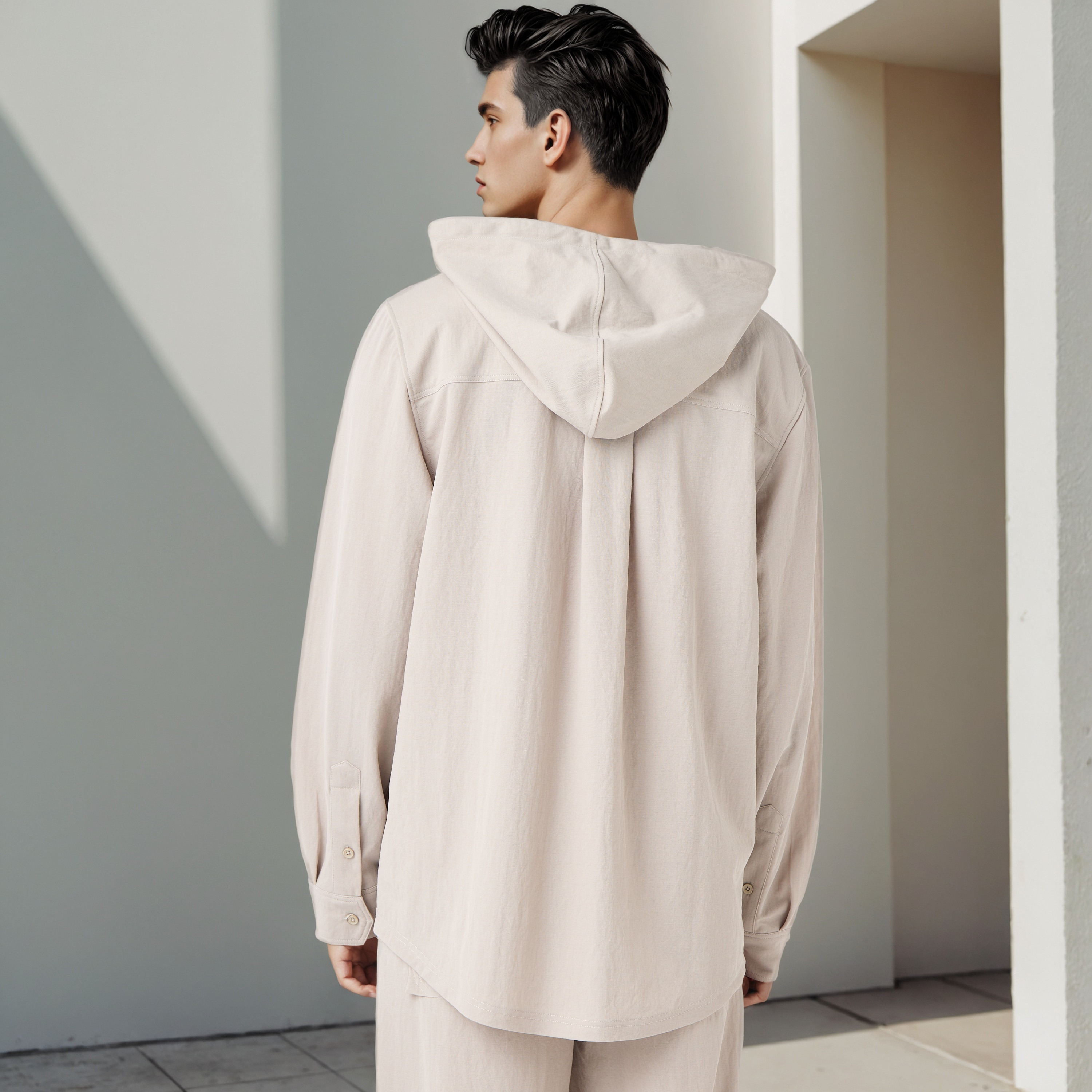Oversized Linen Hooded Interlock Sweatshirt-men-winterwear-hoodiesandsweatshirts-image-3