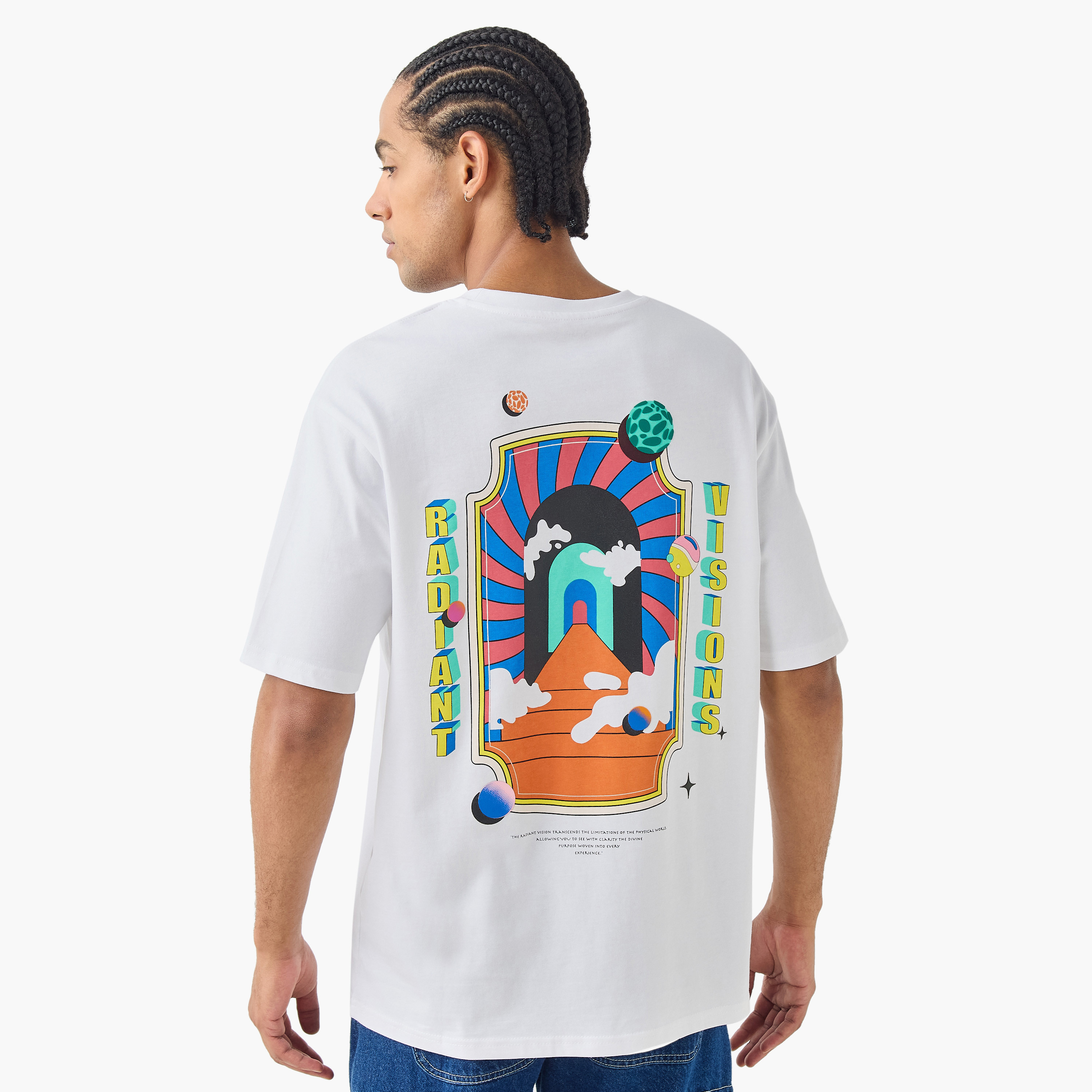 Regular Fit Billiards Print Crew Neck T-shirt with Short Sleeves-men-clothing-tshirtsandpolos-tshirts-image-1