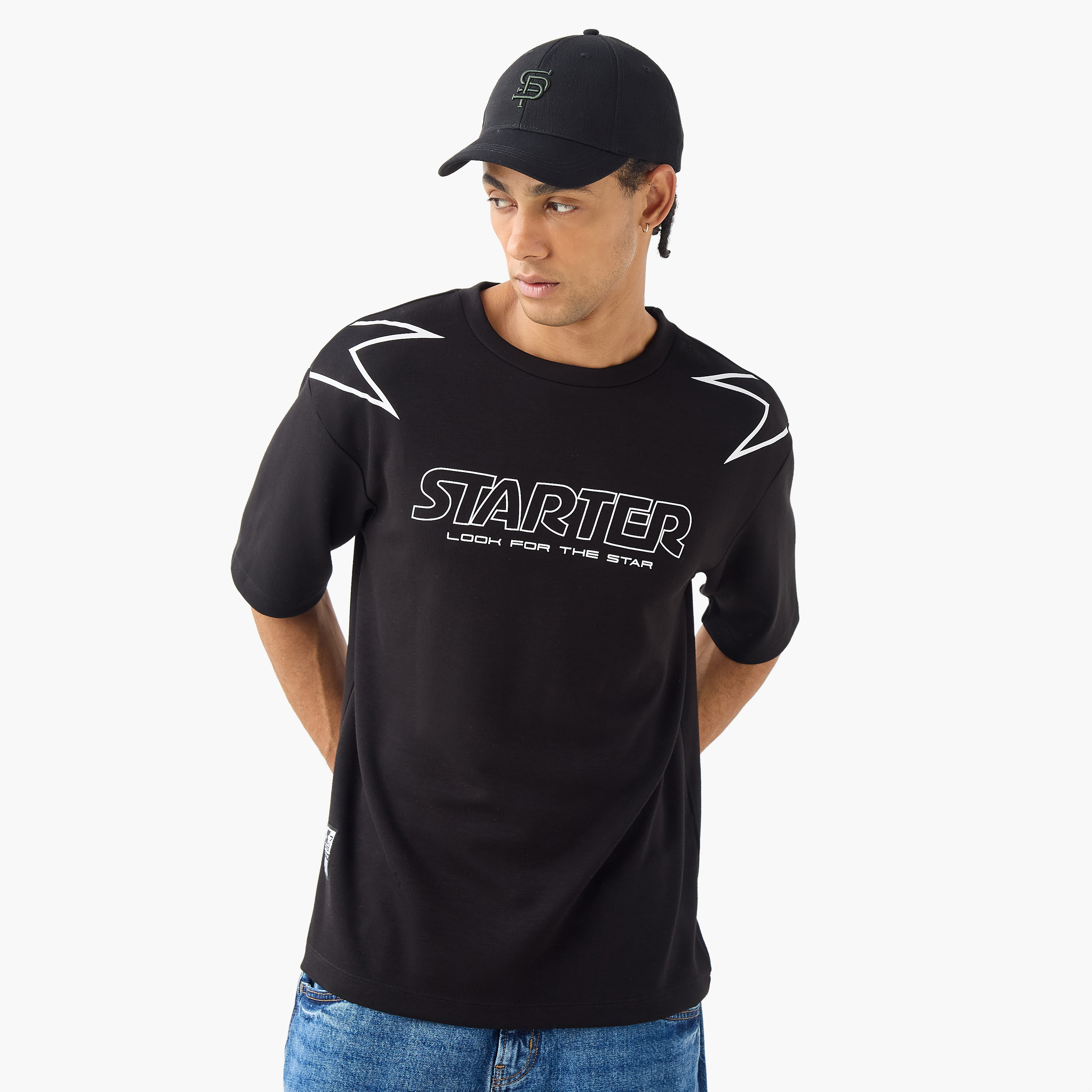 Starter Logo Detail T-shirt-men-clothing-tshirtsandpolos-tshirts-image-1
