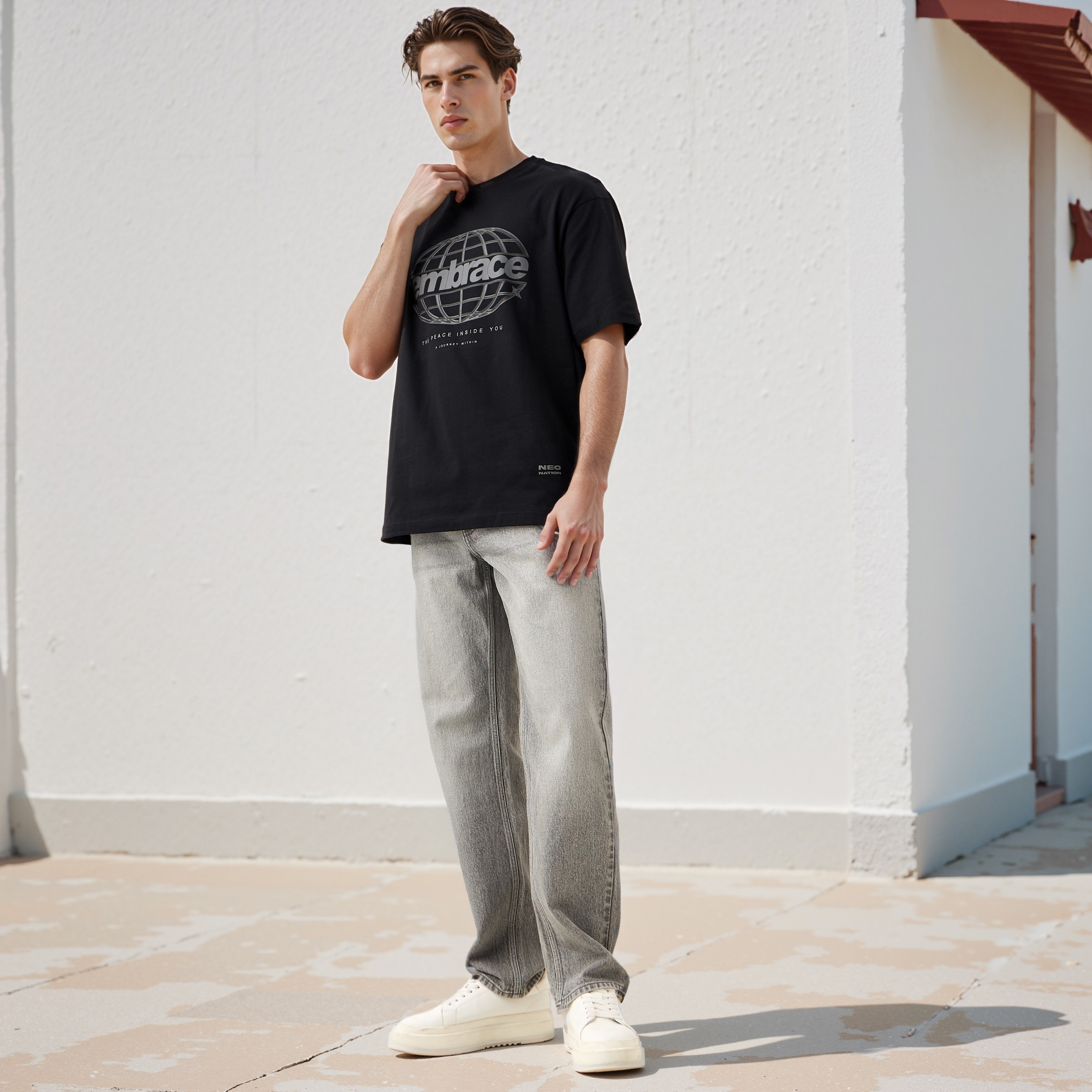 Regular Fit Graphic Print Crew Neck T-shirt-men-clothing-tshirtsandpolos-tshirts-image-2