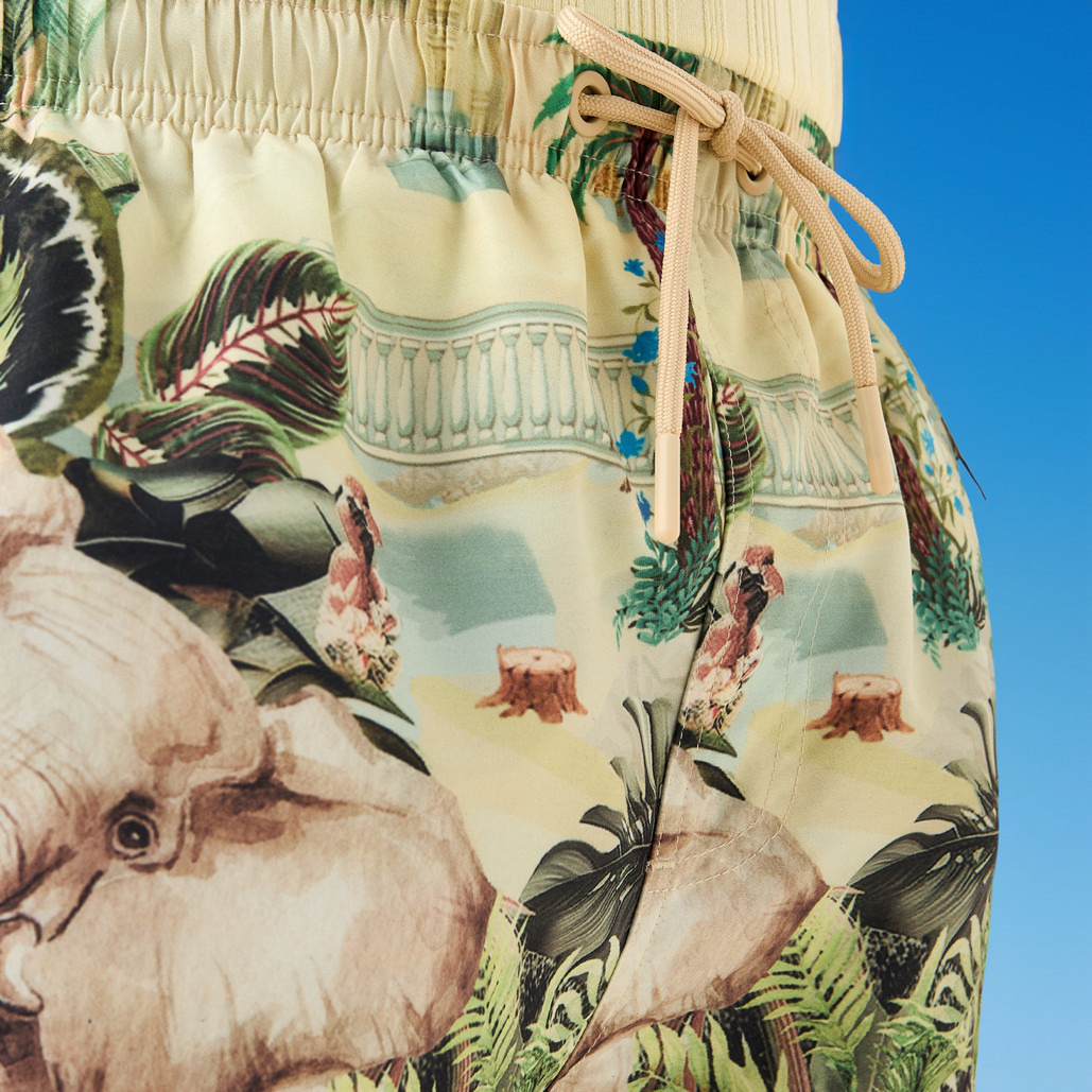 All-Over Jungle Print Swim Shorts with Drawstring Closure-sports-men-clothing-swimwear-image-6