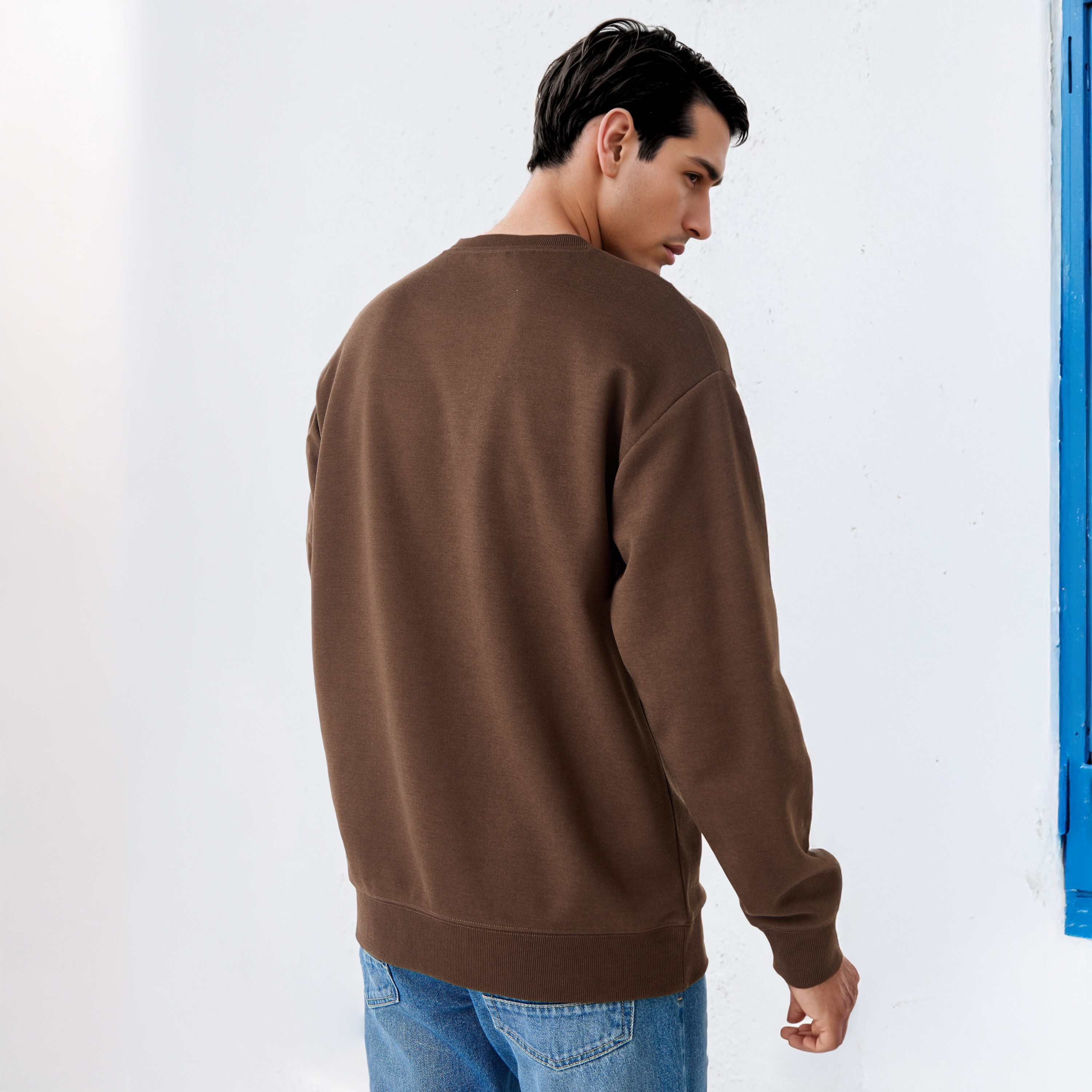 Printed Oversized French Terry Sweatshirt-men-winterwear-hoodiesandsweatshirts-image-3