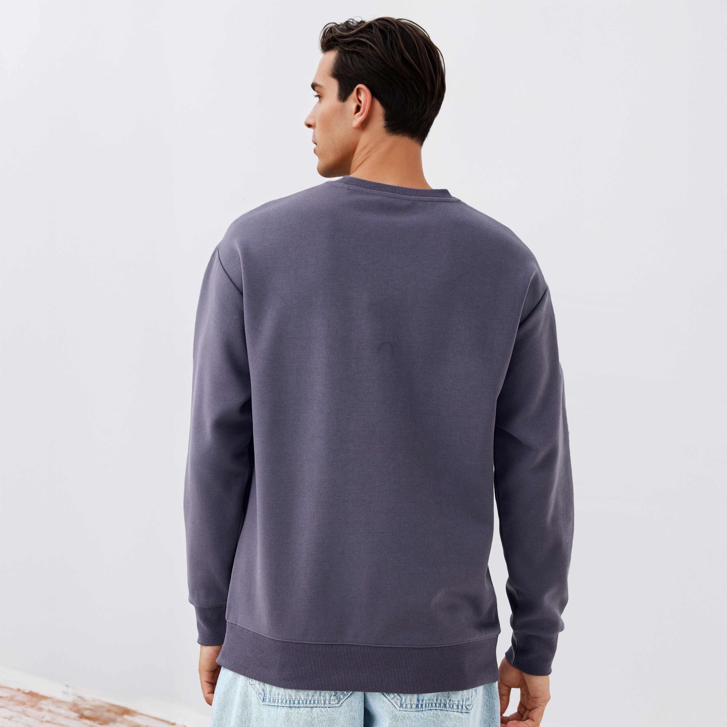 Printed Crew Neck Sweatshirt-men-winterwear-hoodiesandsweatshirts-image-3