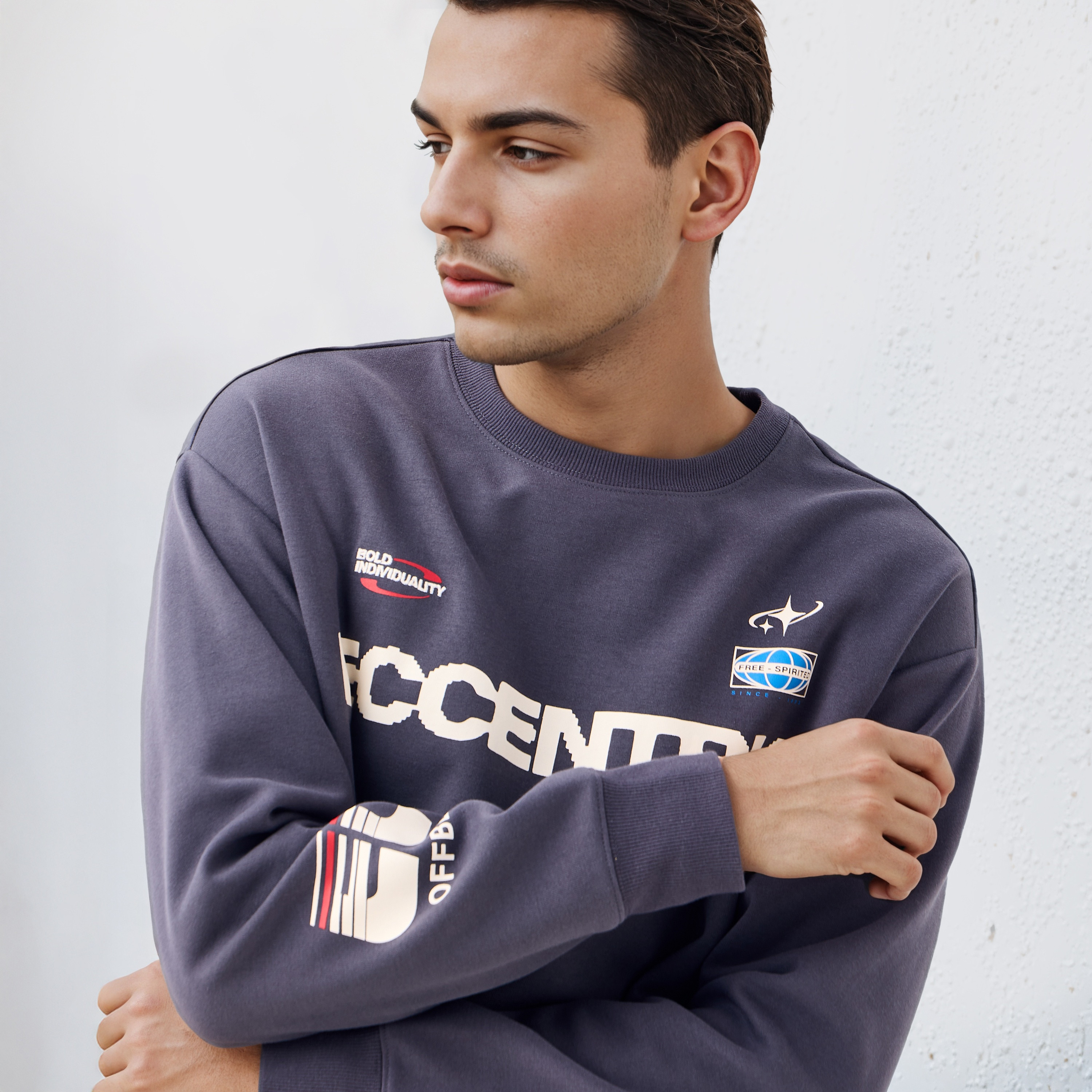 Printed Crew Neck Sweatshirt-men-winterwear-hoodiesandsweatshirts-image-4