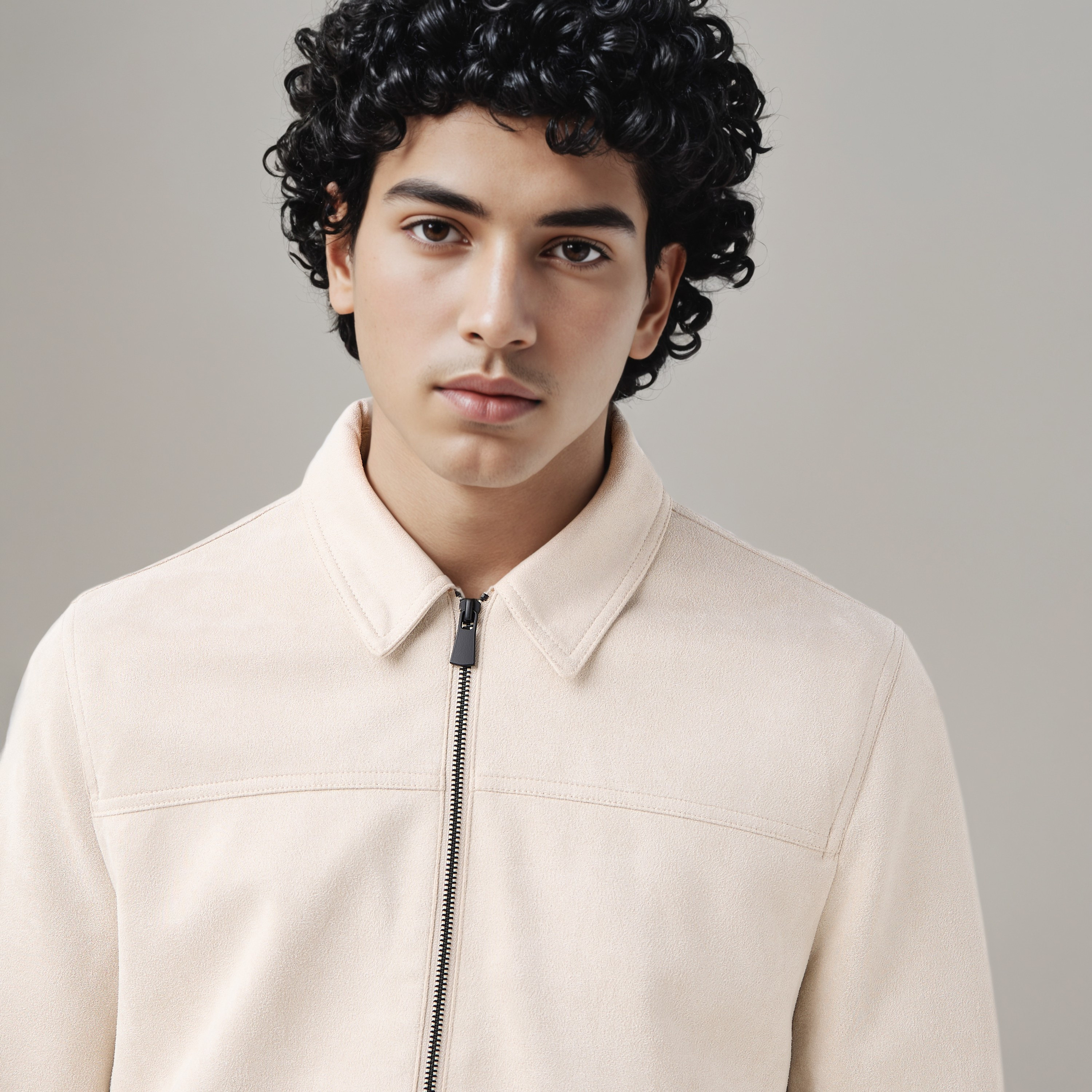 Men Regular Fit Suede Trucker Jacket-men-clothing-jacketsandblazers-jackets-image-4