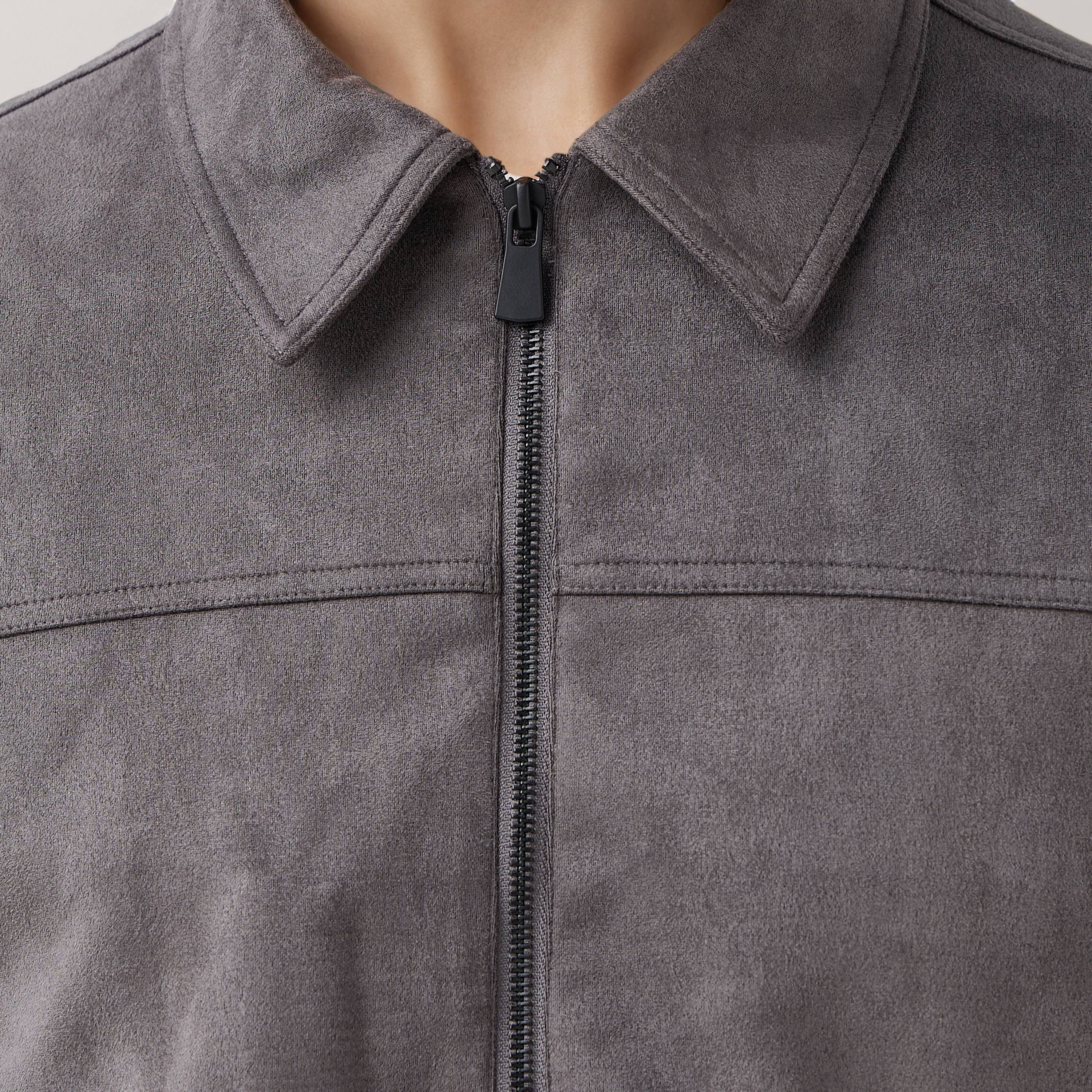 Men Regular Fit Suede Trucker Jacket-men-clothing-jacketsandblazers-jackets-image-5