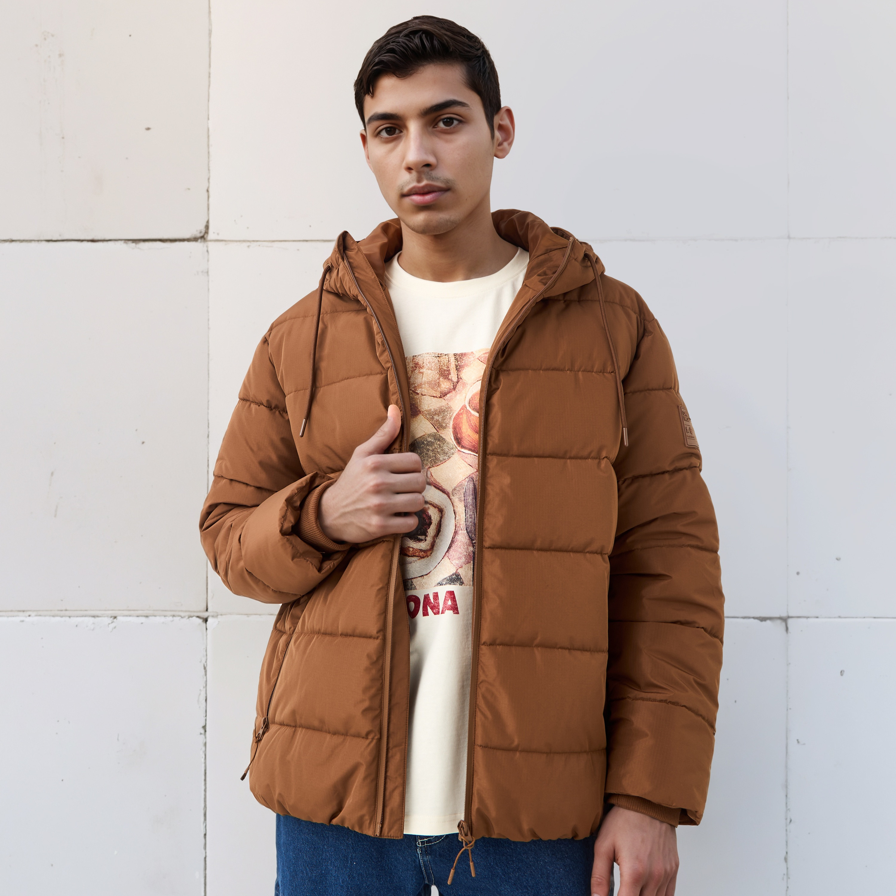 Men Relaxed Fit Quilted Hooded Puffer Jacket-men-clothing-jacketsandblazers-jackets-image-1