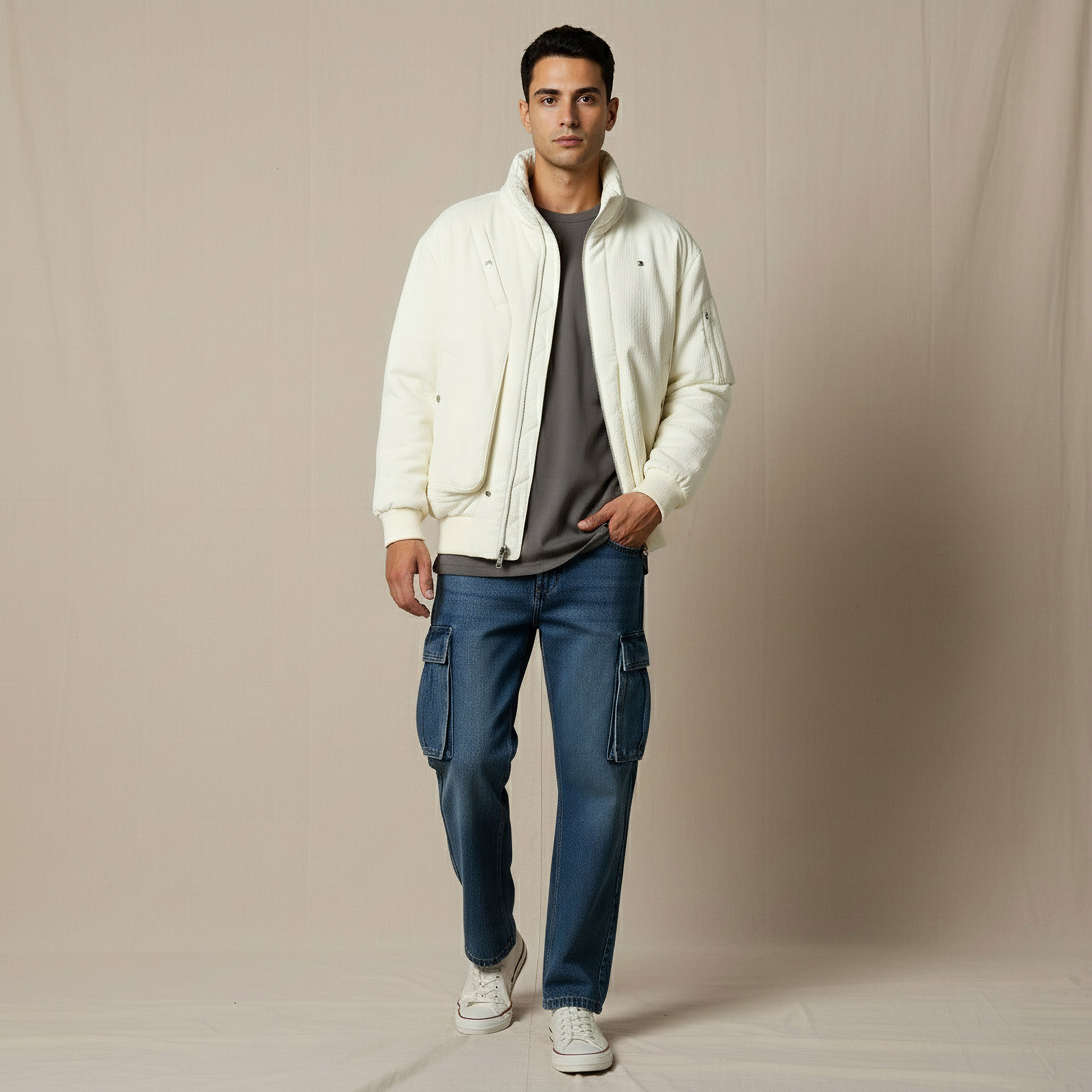Men Relaxed Fit Zip Through Jacket-men-clothing-jacketsandblazers-jackets-image-2