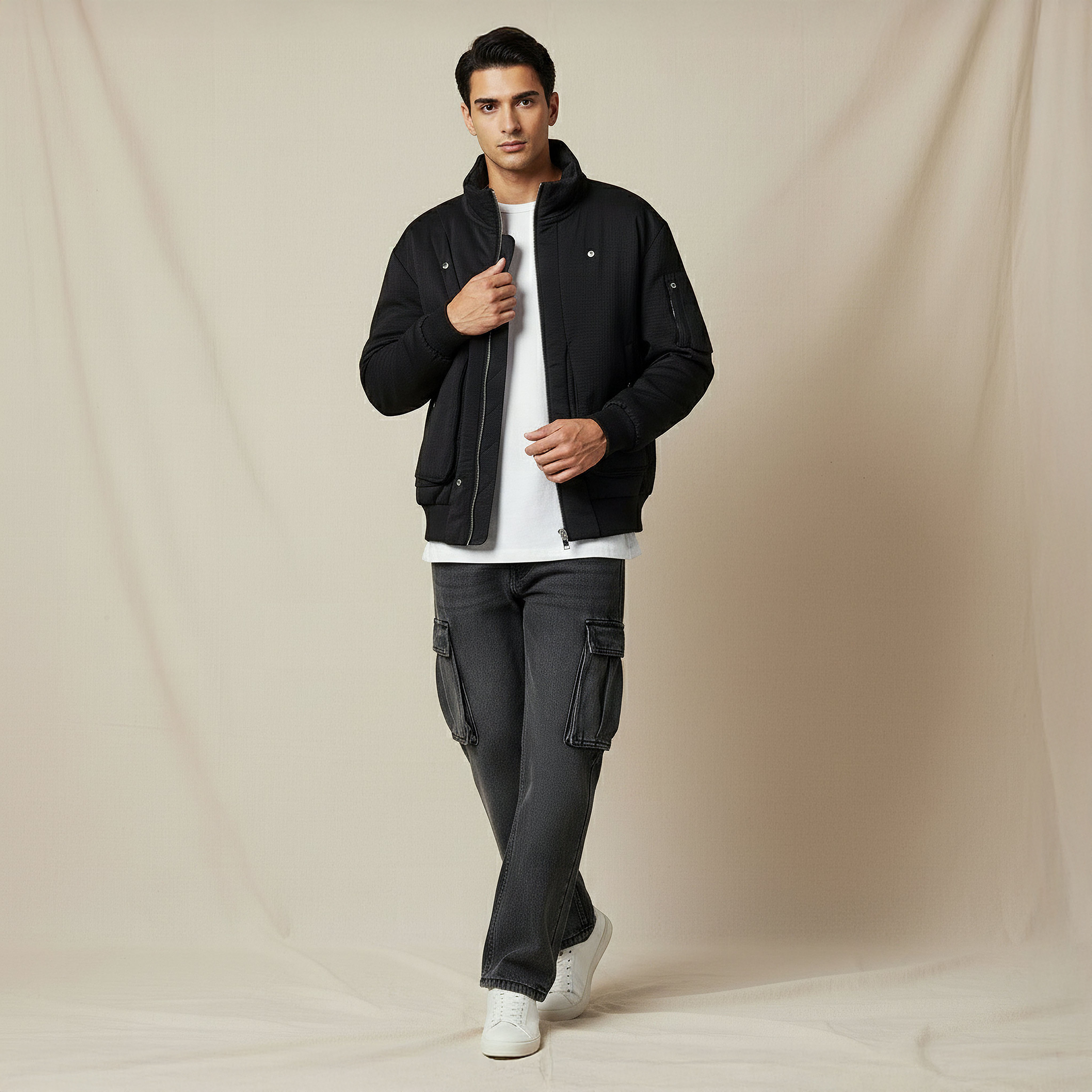 Men Relaxed Fit Zip Through Jacket-men-clothing-jacketsandblazers-jackets-image-2