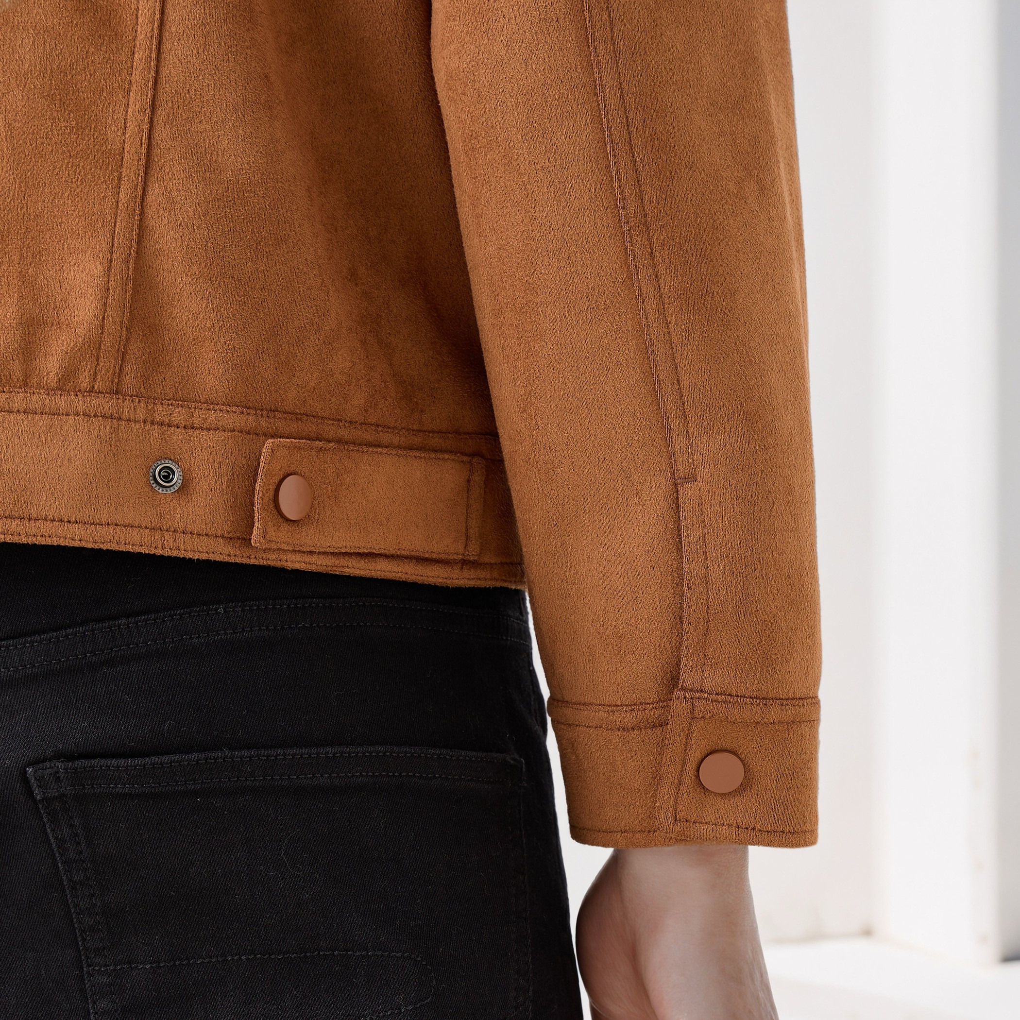 Men Regular Fit Suede Trucker Jacket-men-clothing-jacketsandblazers-jackets-image-5