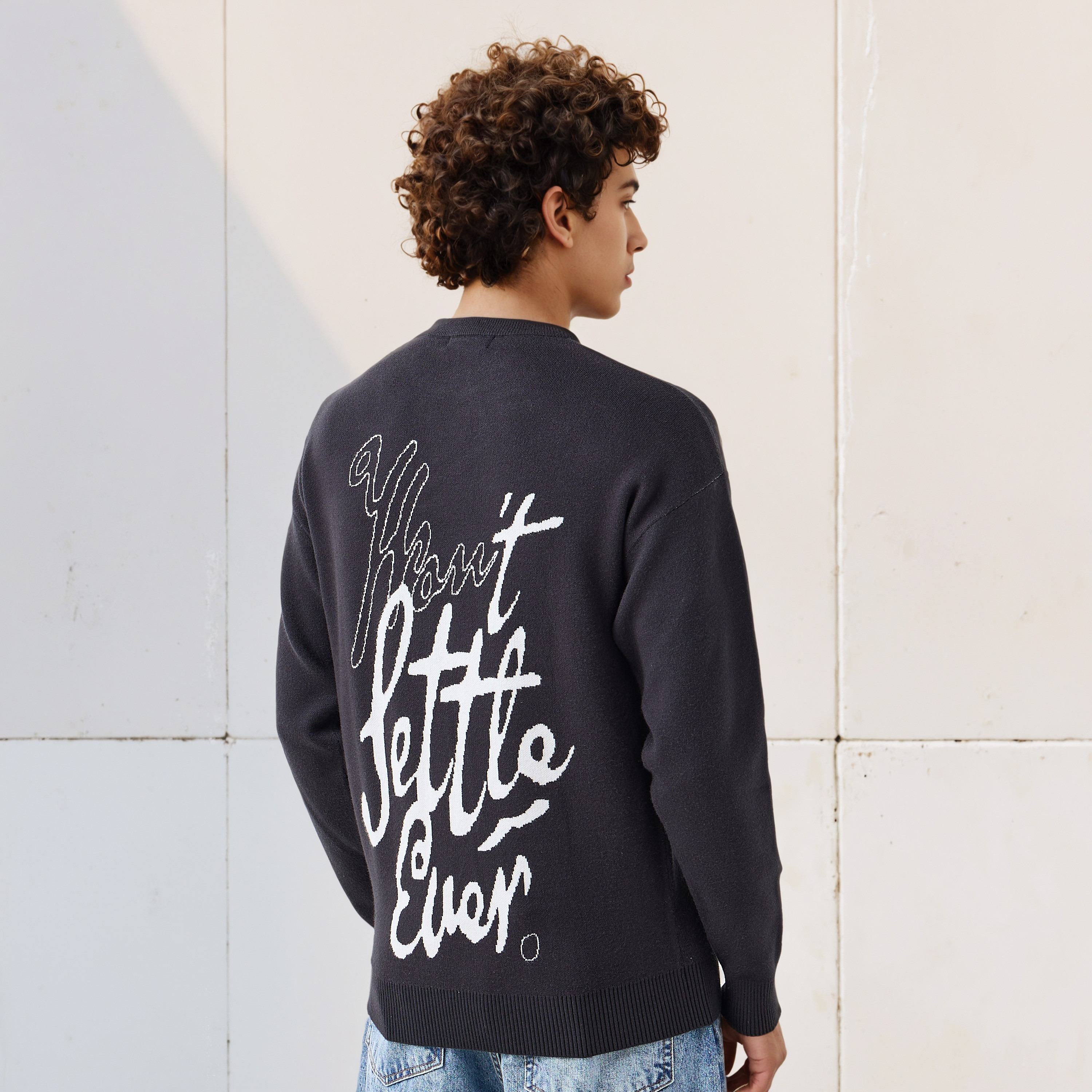 Men's Crew Neck Jacquard Sweater-men-clothing-sweatersandpullovers-image-1