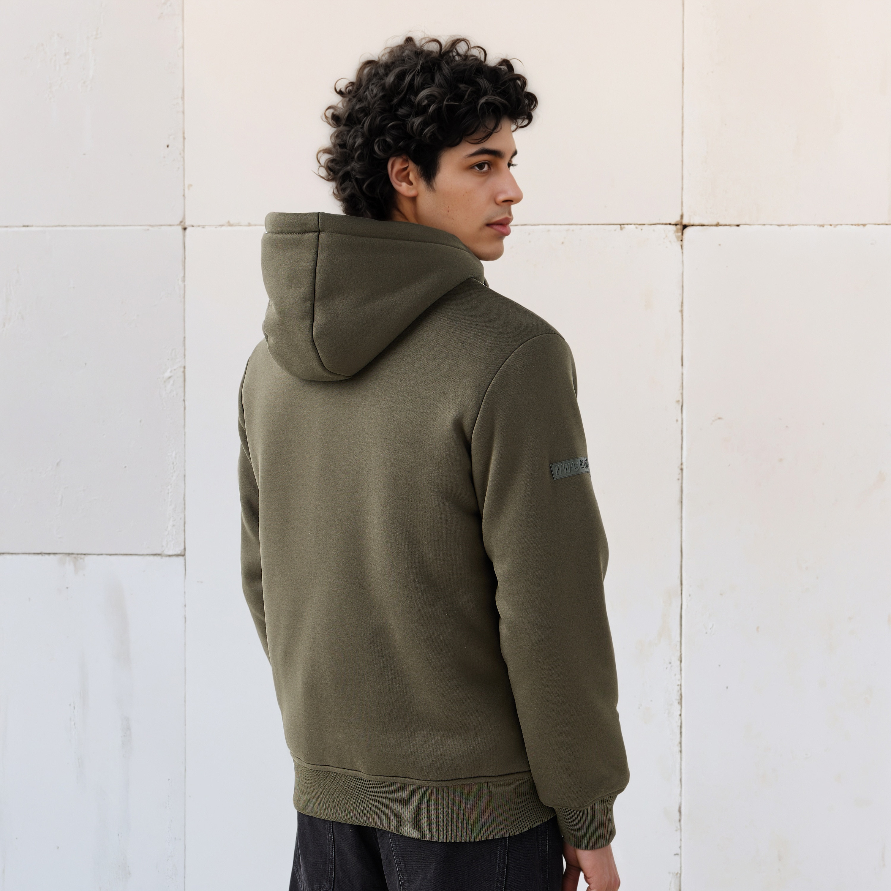 Men Sherpa Zip Through Hooded Jacket-men-clothing-jacketsandblazers-jackets-image-3