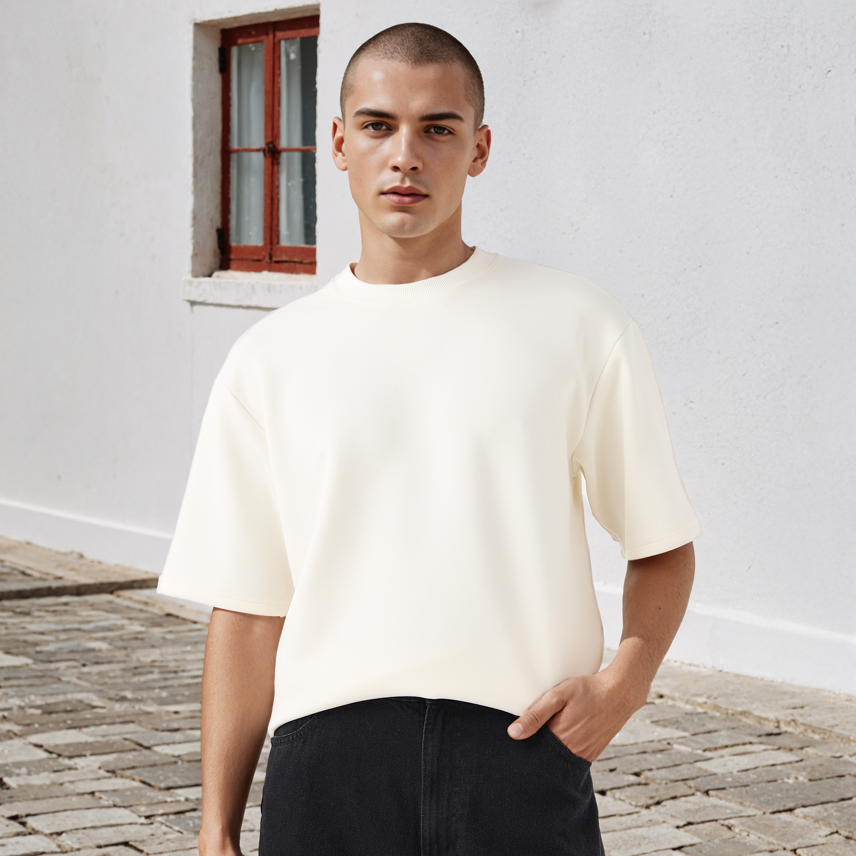 تيشيرت بقصة عادية-men-clothing-tshirtsandpolos-tshirts-image-1