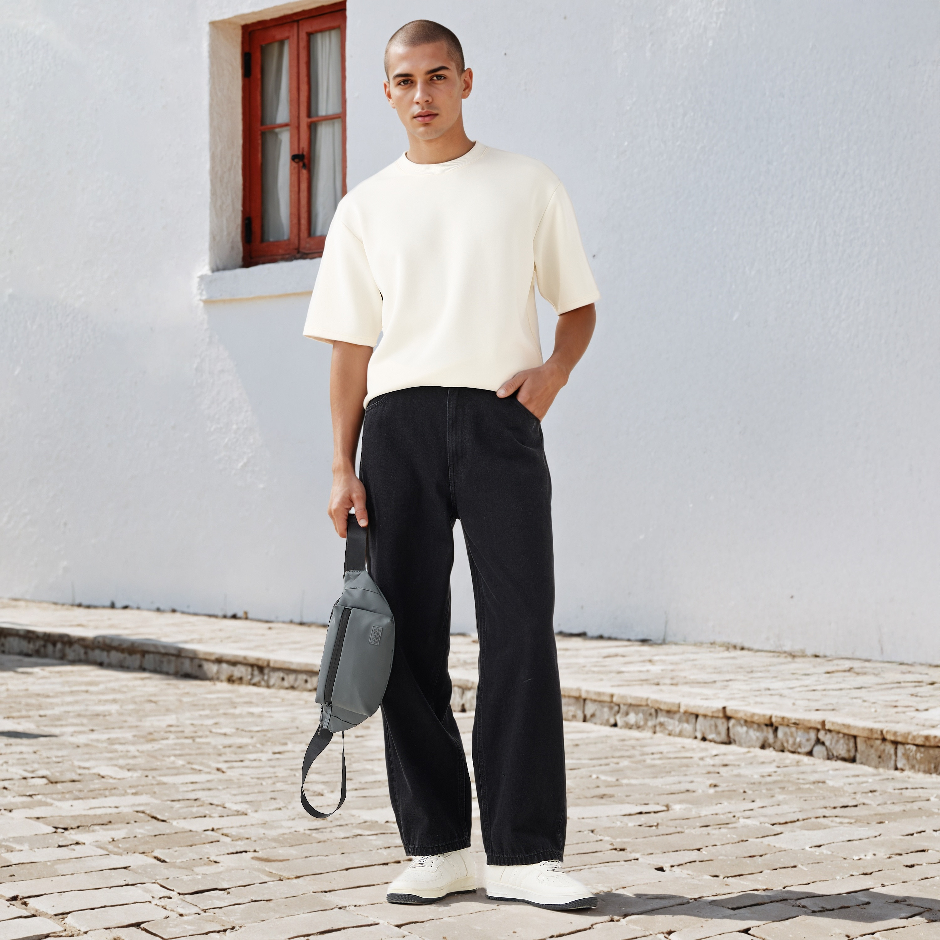تيشيرت بقصة عادية-men-clothing-tshirtsandpolos-tshirts-image-2
