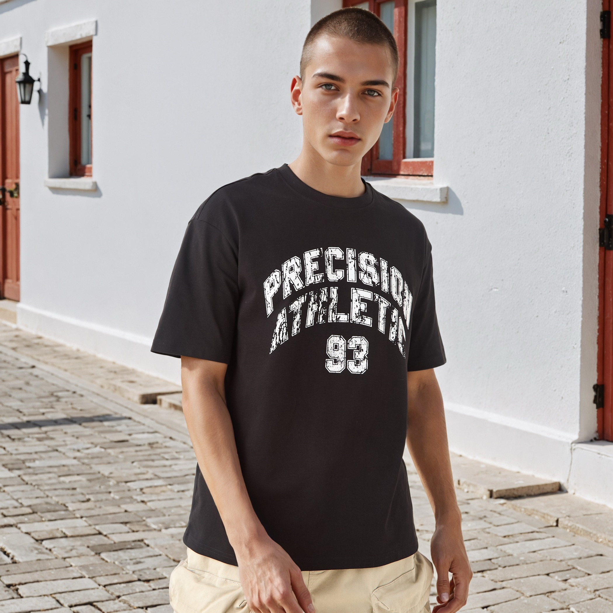 Typographic Print T-shirt-men-clothing-tshirtsandpolos-tshirts-image-1