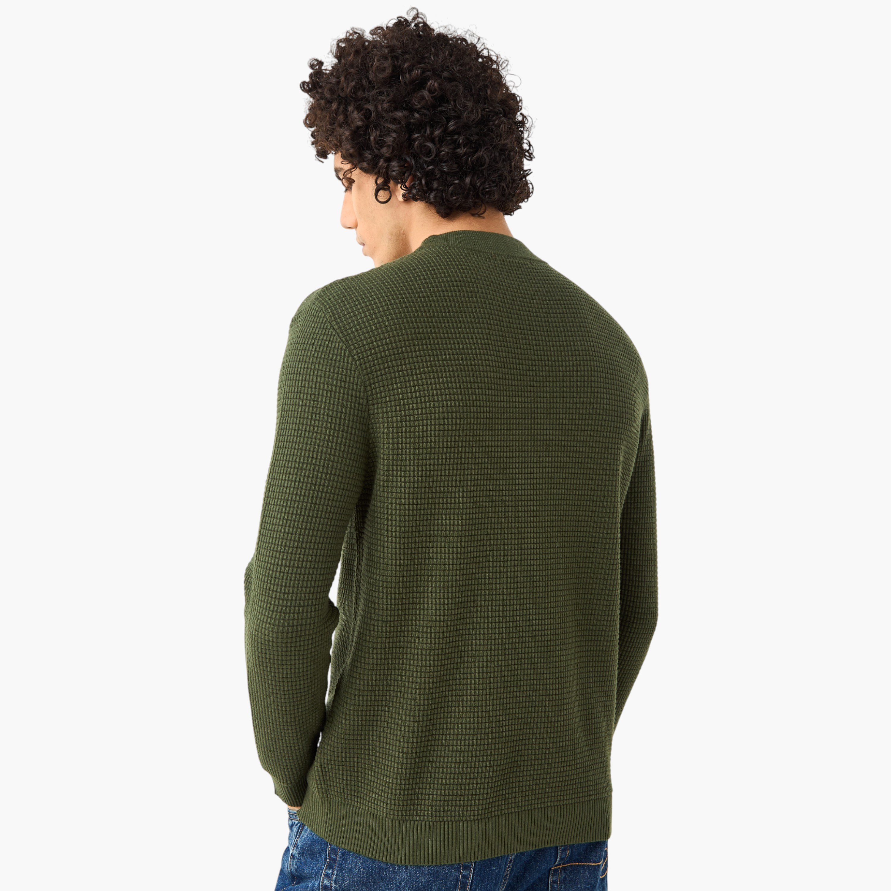 Men High Neck Textured Sweater-men-clothing-sweatersandpullovers-image-4