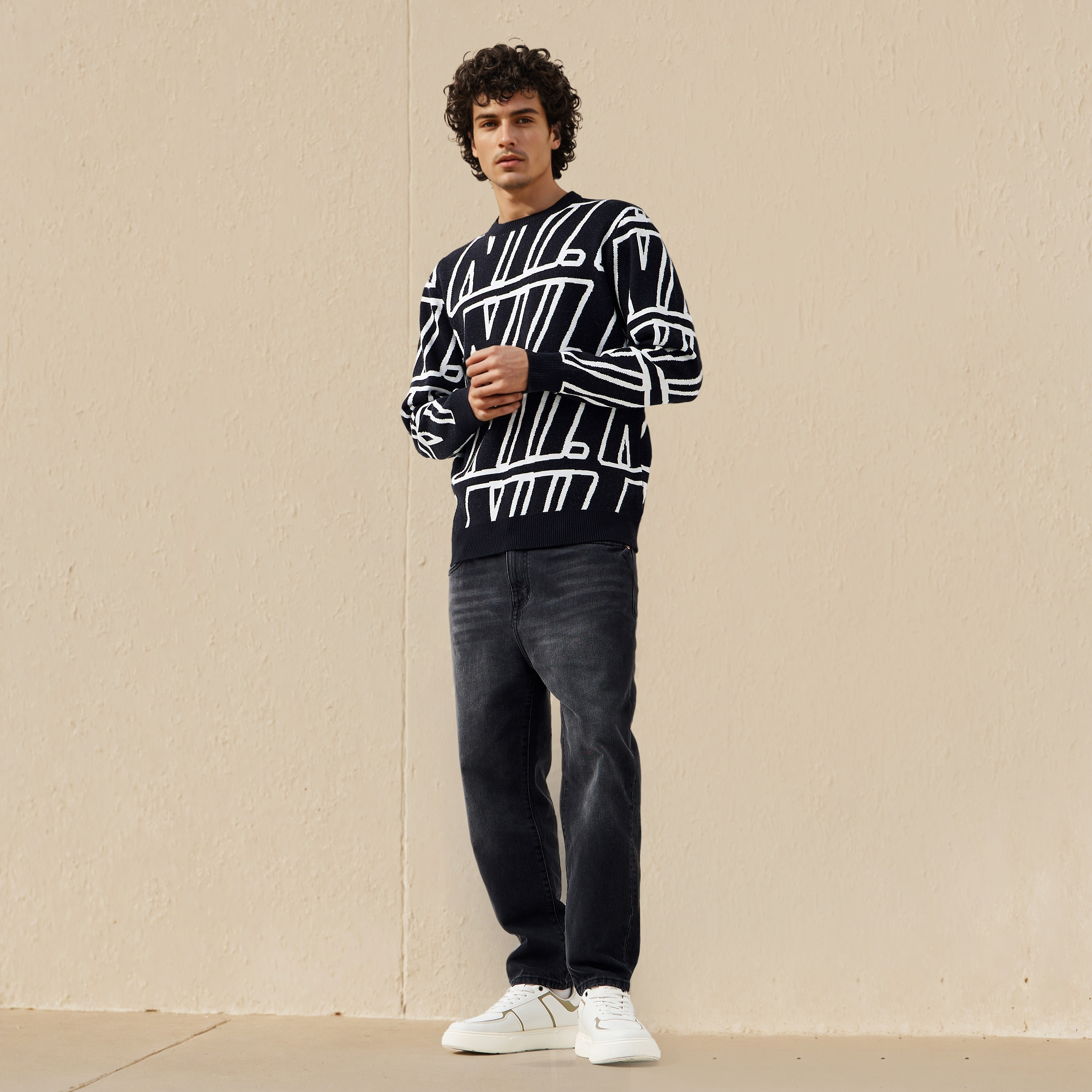 Men Crew Neck Printed Sweater-men-clothing-sweatersandpullovers-image-2