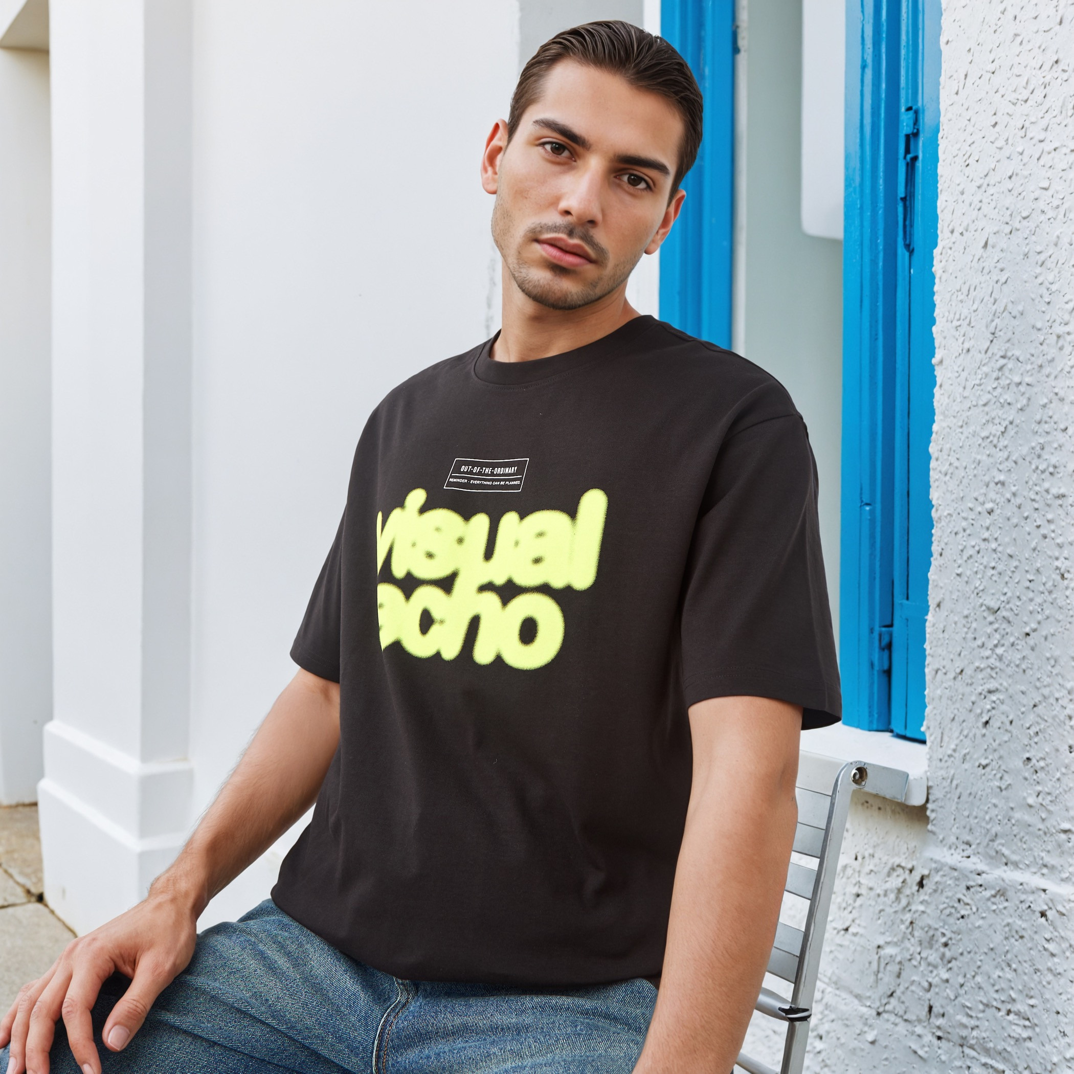 Typographic Print T-shirt-men-clothing-tshirtsandpolos-tshirts-image-1