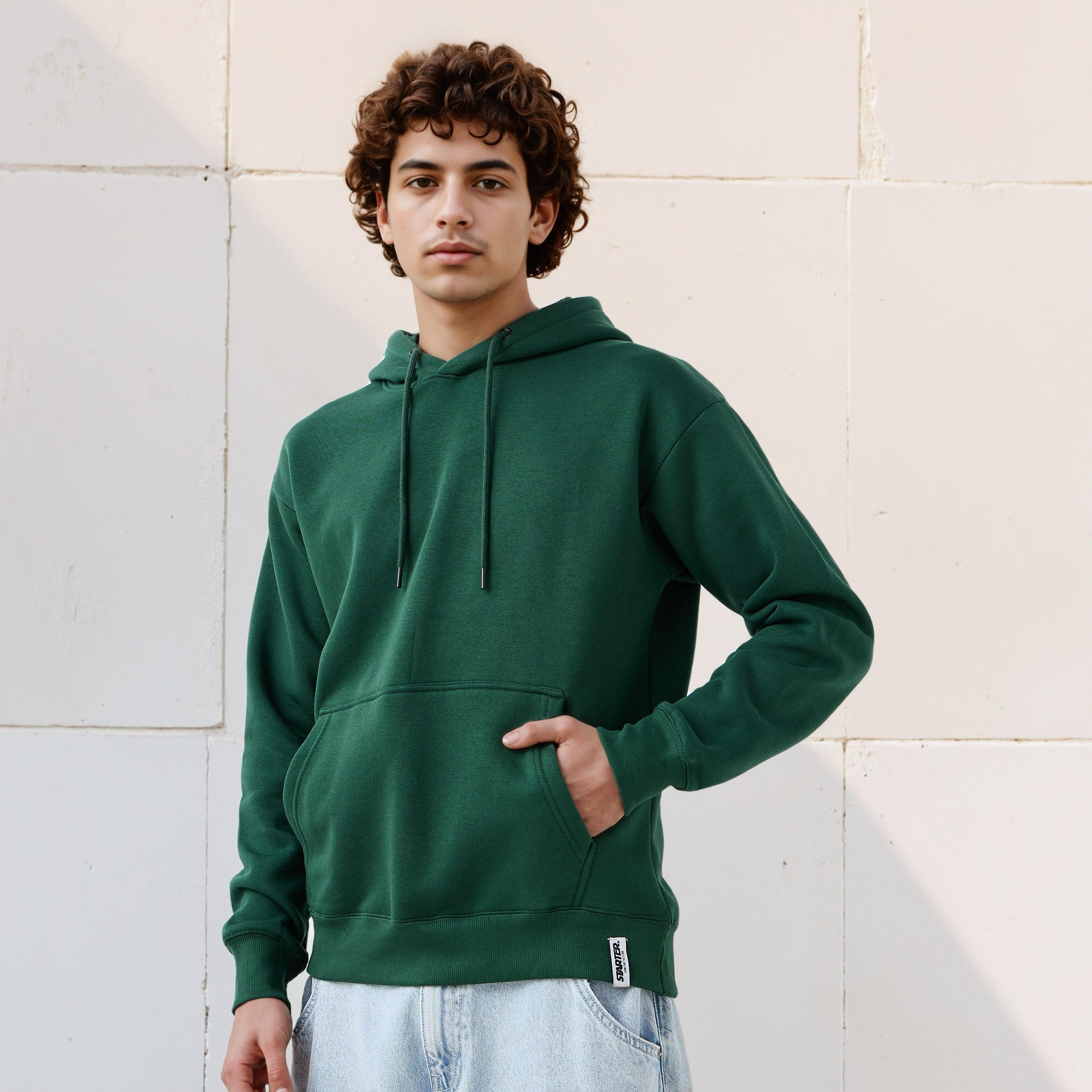Starter Men Kangaroo Pocket Hoodie-men-winterwear-hoodiesandsweatshirts-image-1