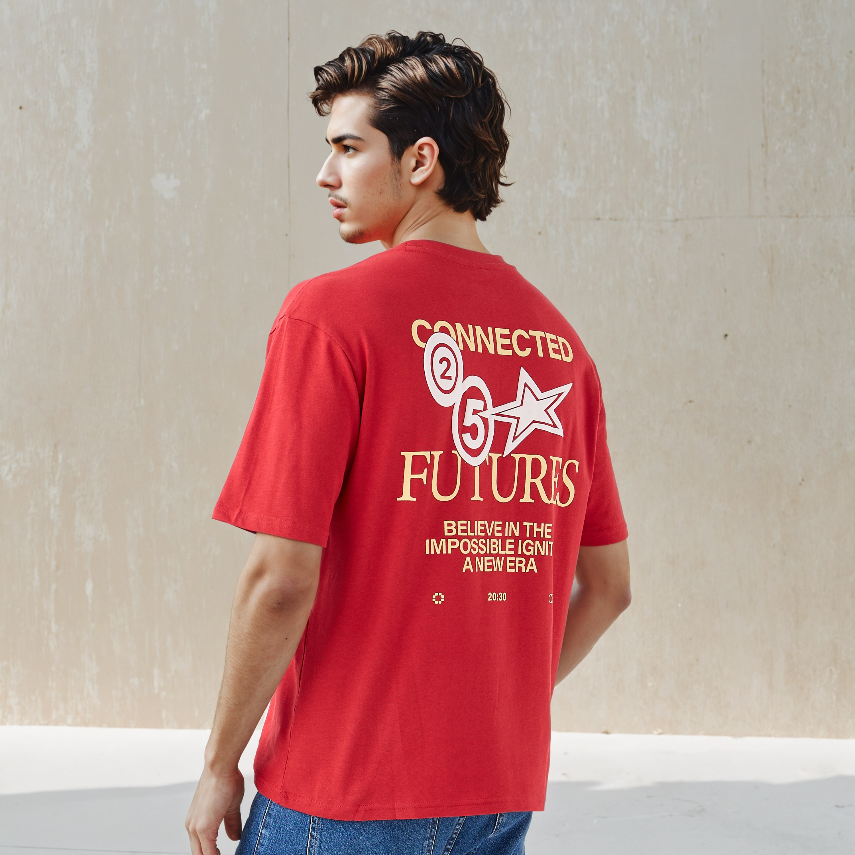 Men Relaxed Fit Crew Neck Short Sleeves Printed T-shirt-men-clothing-tshirtsandpolos-tshirts-image-1