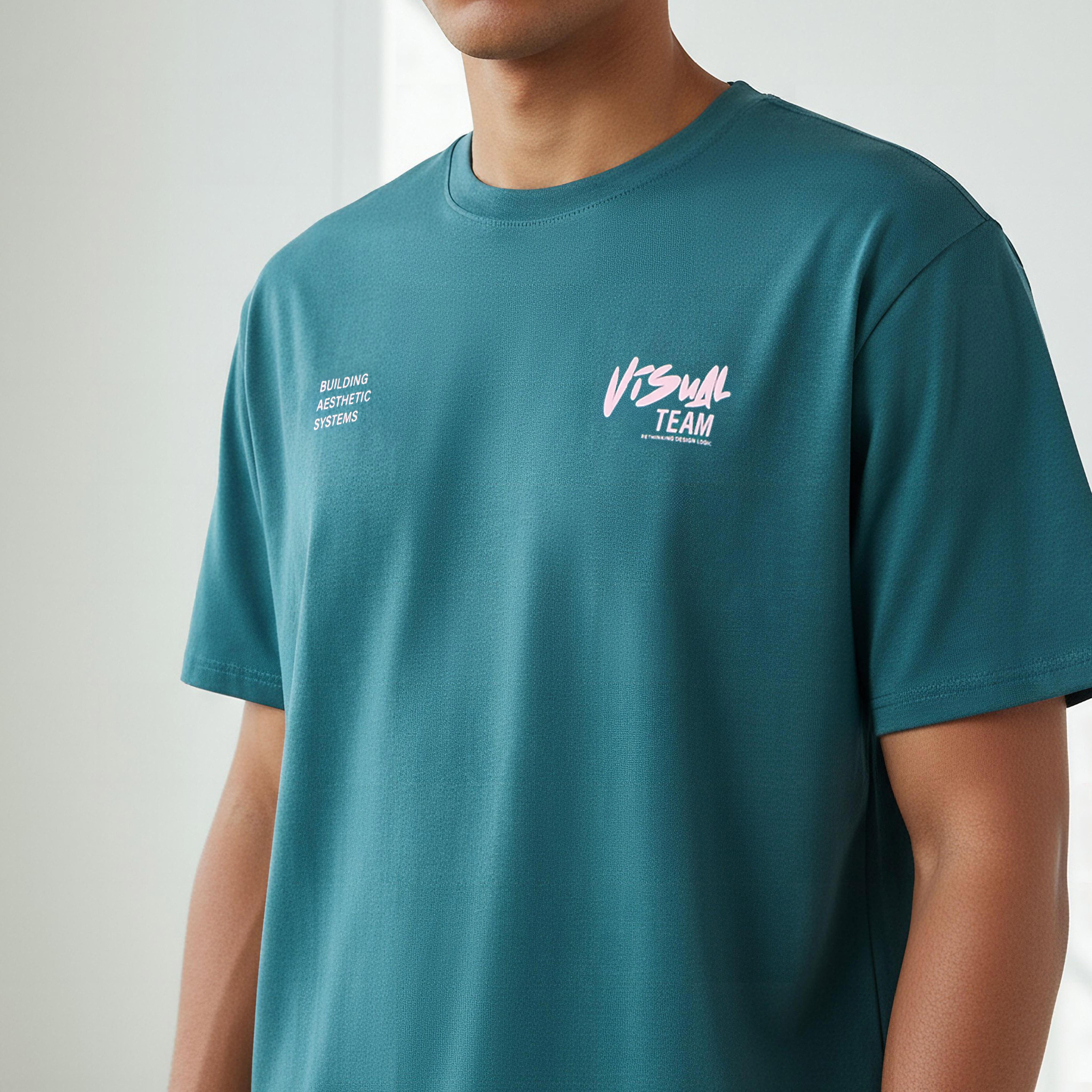 Men Regular Fit Crew Neck Short Sleeves Typographic Print T-shirt-PROMO_SP_QAT_1_BUY2FORQAR59_130625-image-4