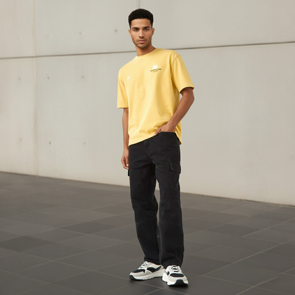 Men Regular Fit Crew Neck Short Sleeves Printed T-shirt-PROMO_SP_OM_2FOR6_130625-image-2