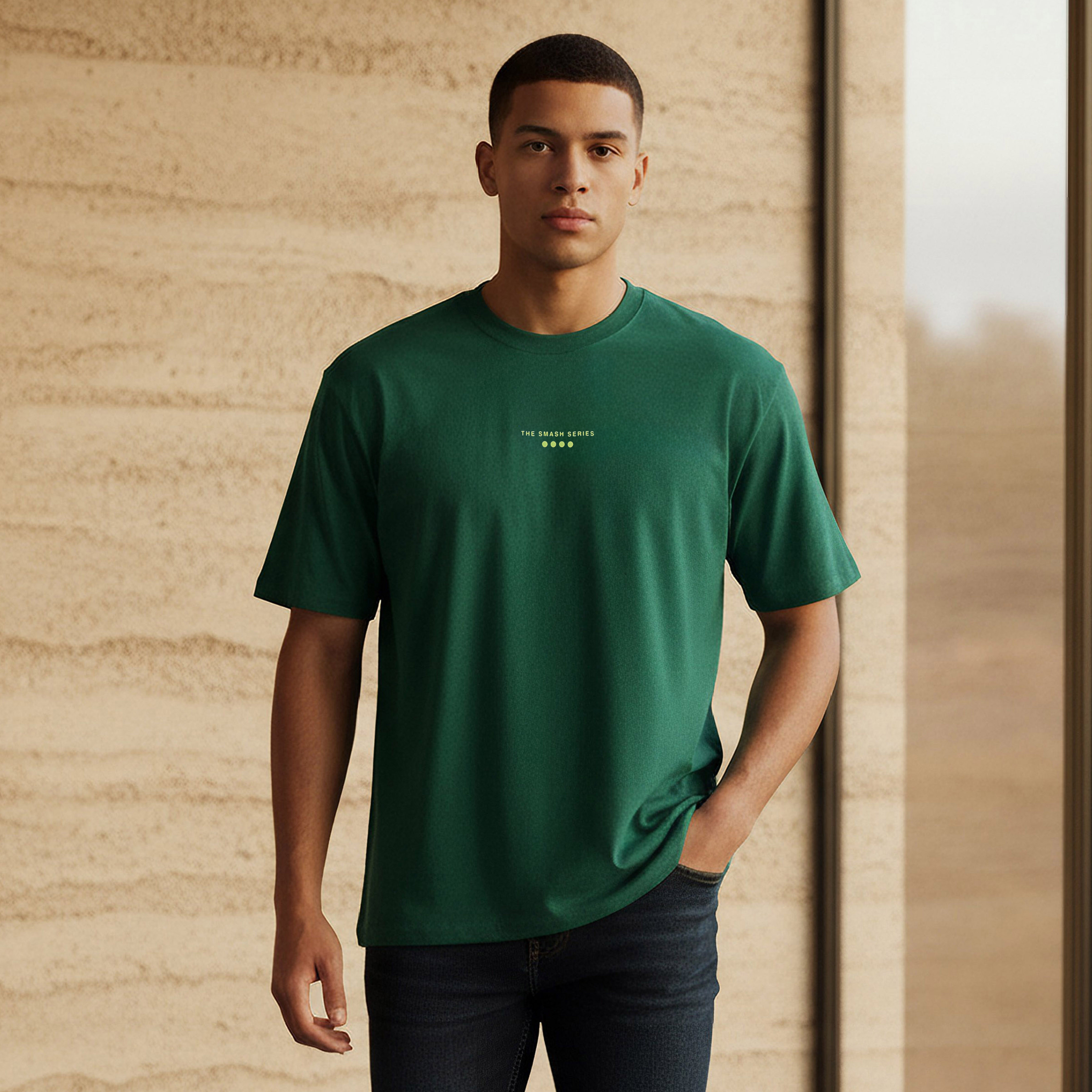Men Regular Fit Crew Neck Short Sleeves Printed T-shirt-PROMO_SP_QAT_1_BUY2FORQAR59_130625-image-1