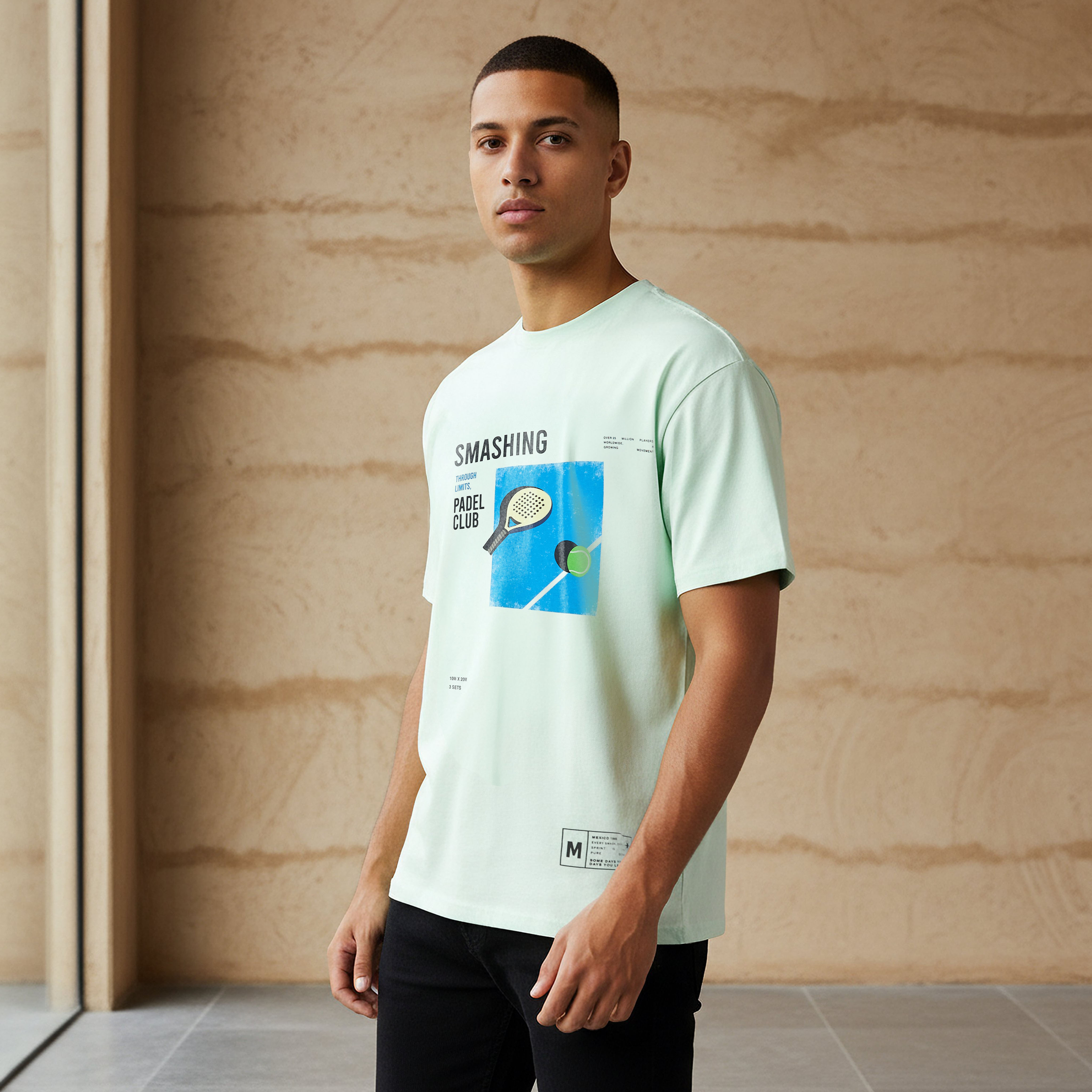 Men Regular Fit Crew Neck Short Sleeves Printed T-shirt-men-clothing-tshirtsandpolos-tshirts-image-1