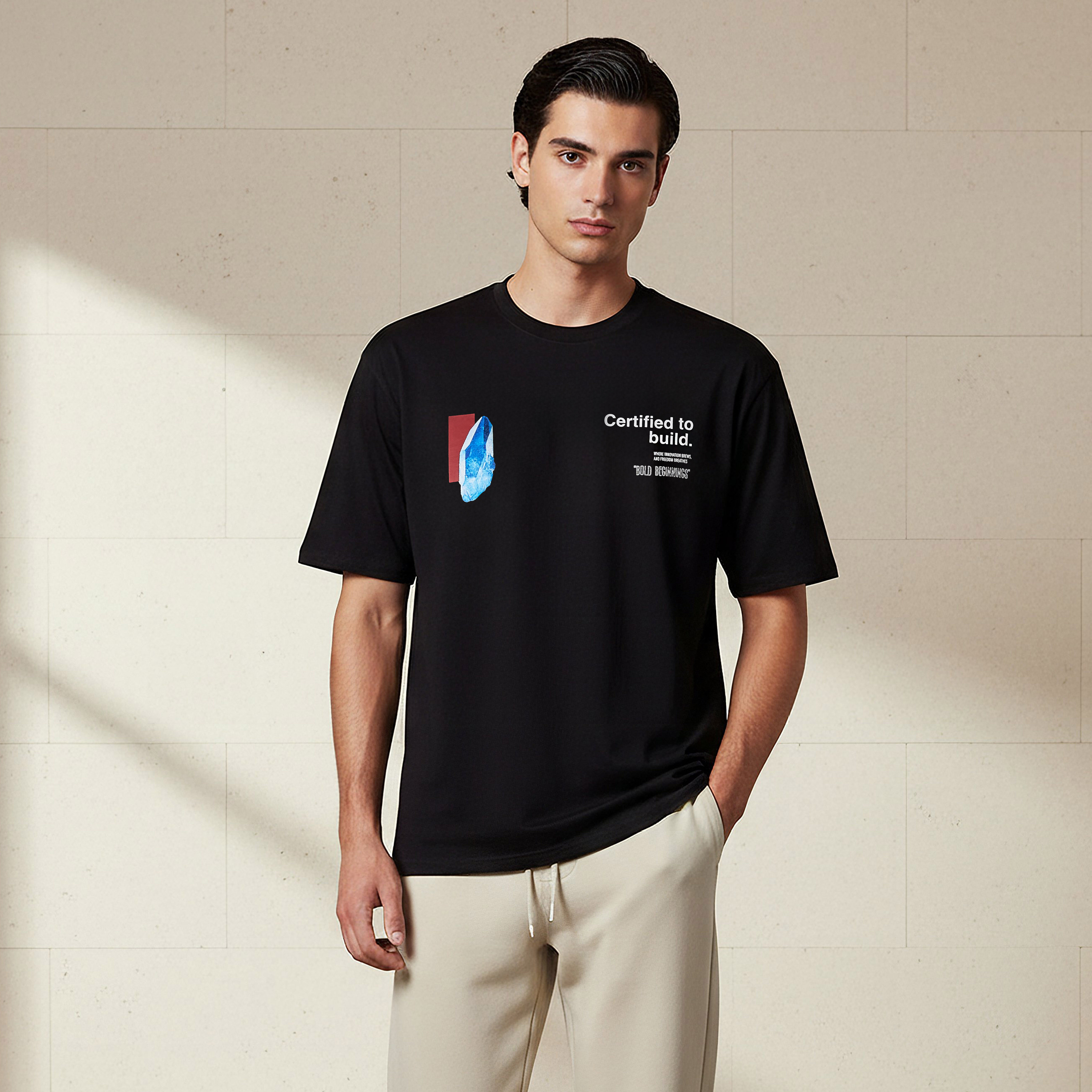 Men Regular Fit Crew Neck Short Sleeve Printed T-shirt-men-clothing-tshirtsandpolos-tshirts-image-1