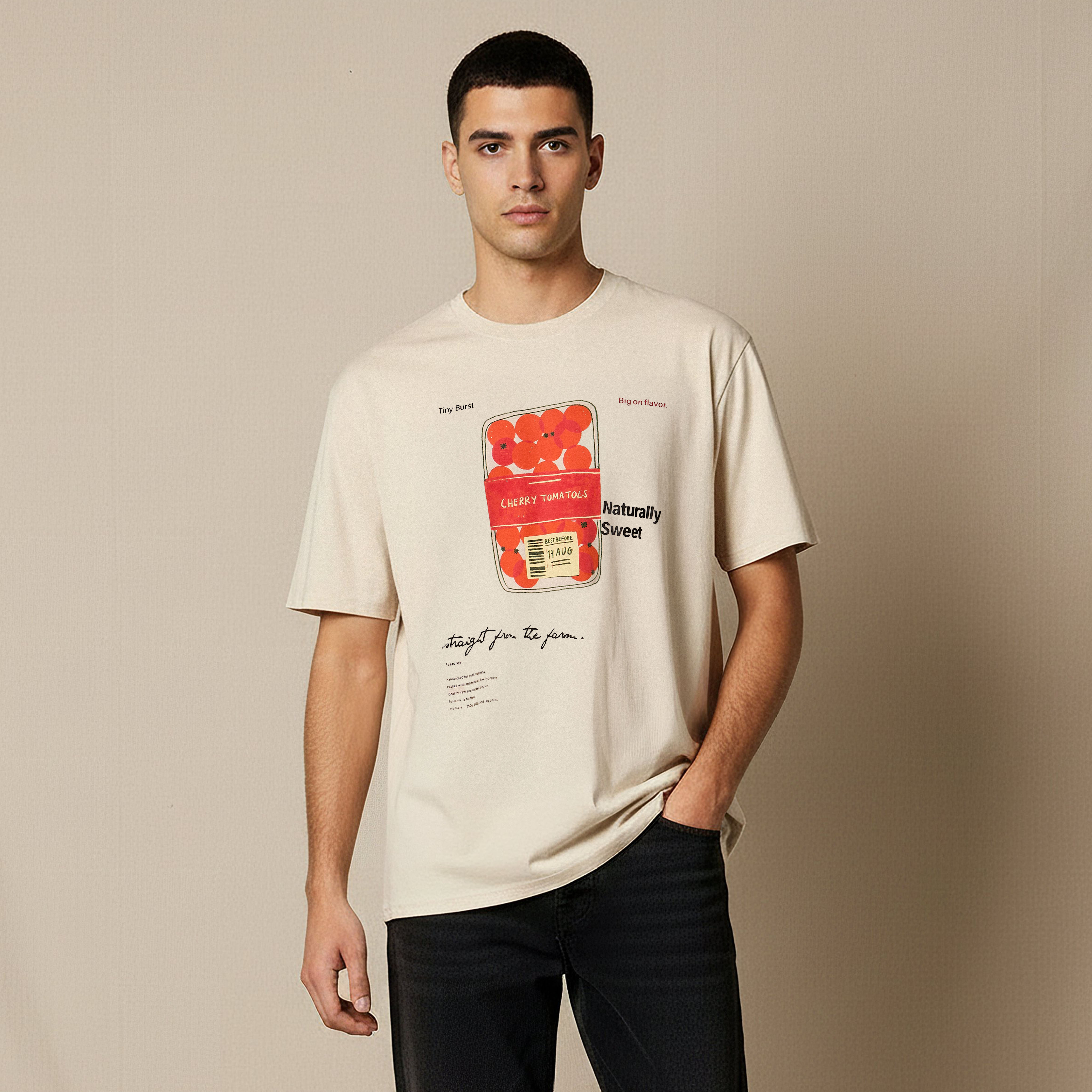 Men Regular Fit Crew Neck Short Sleeve Graphic Print T-shirt-men-clothing-tshirtsandpolos-tshirts-image-1