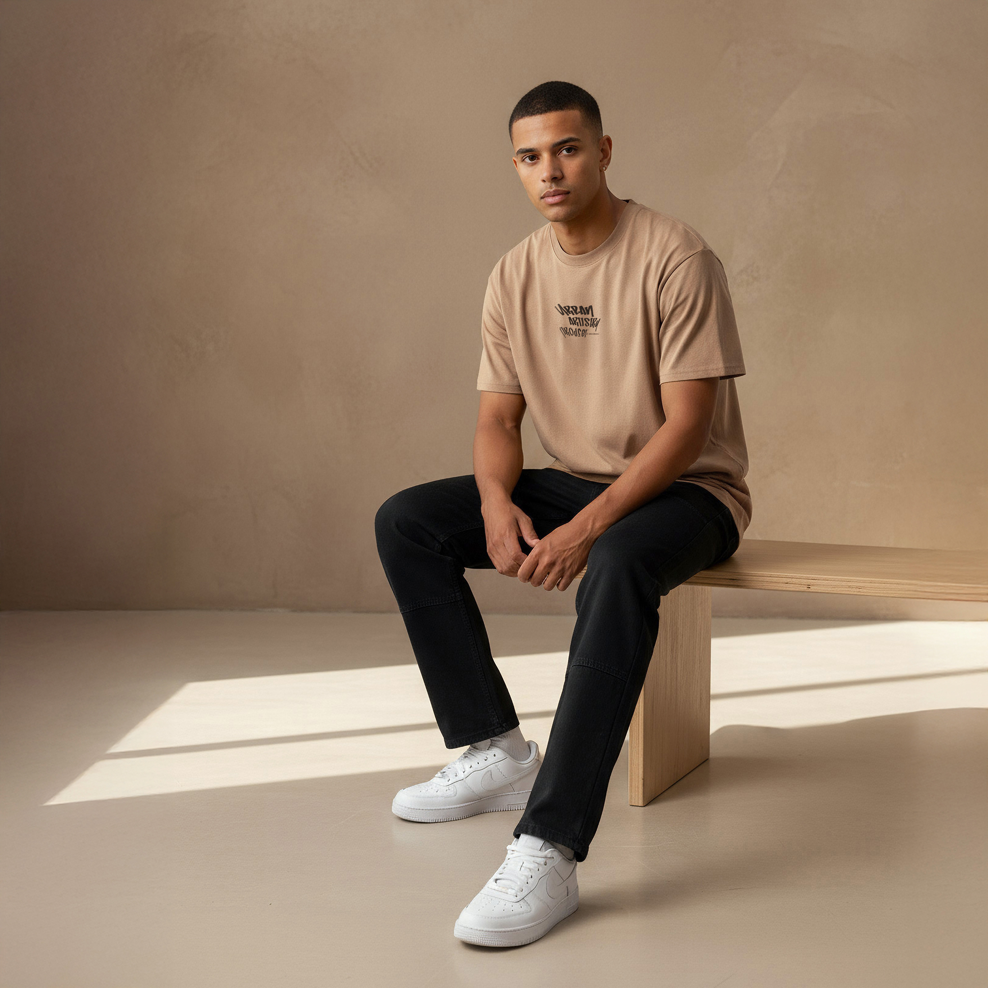 Men Regular Fit Crew Neck Short Sleeves Typographic Print T-shirt-men-clothing-tshirtsandpolos-tshirts-image-5