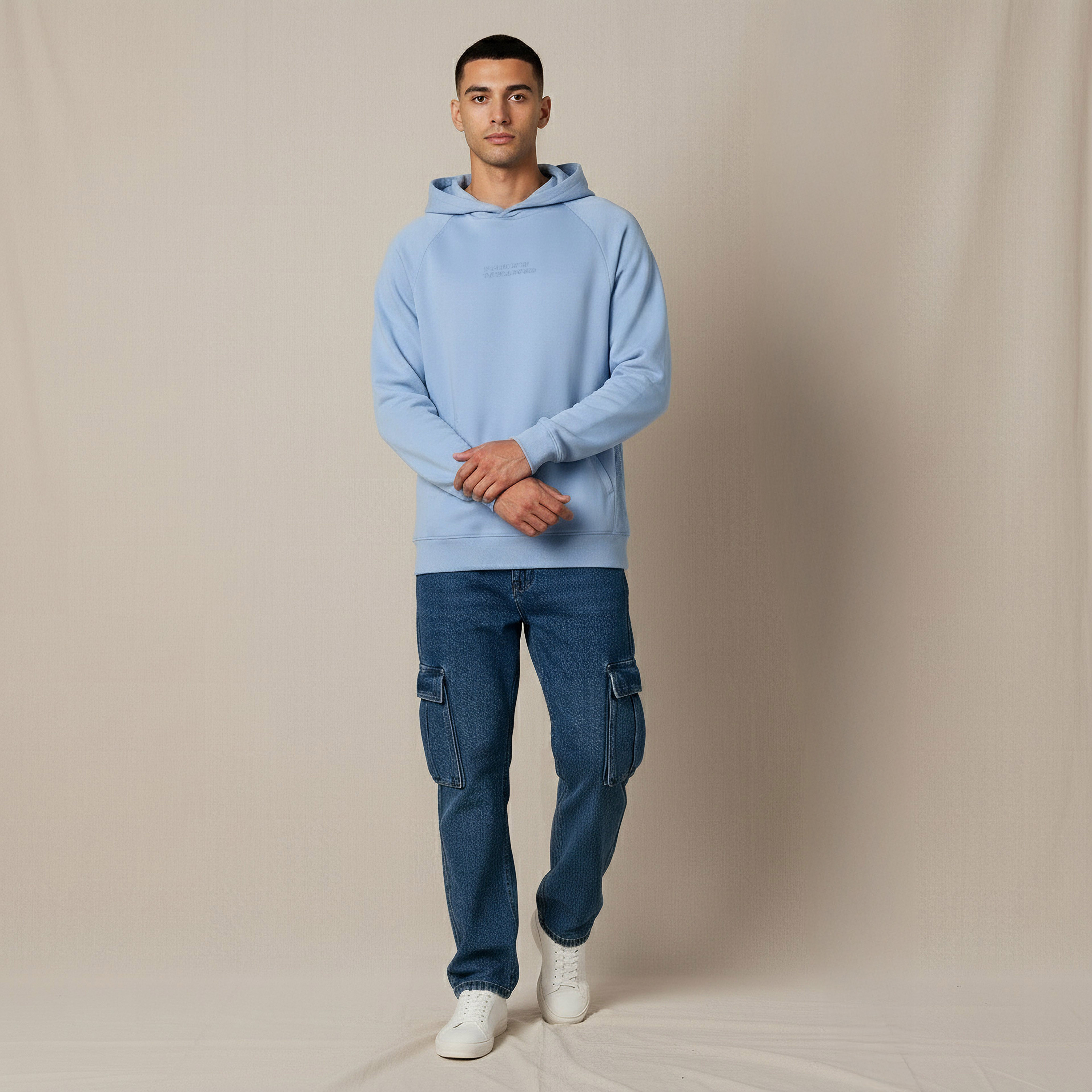 Men Tonal Print Hoodie-men-winterwear-hoodiesandsweatshirts-image-5