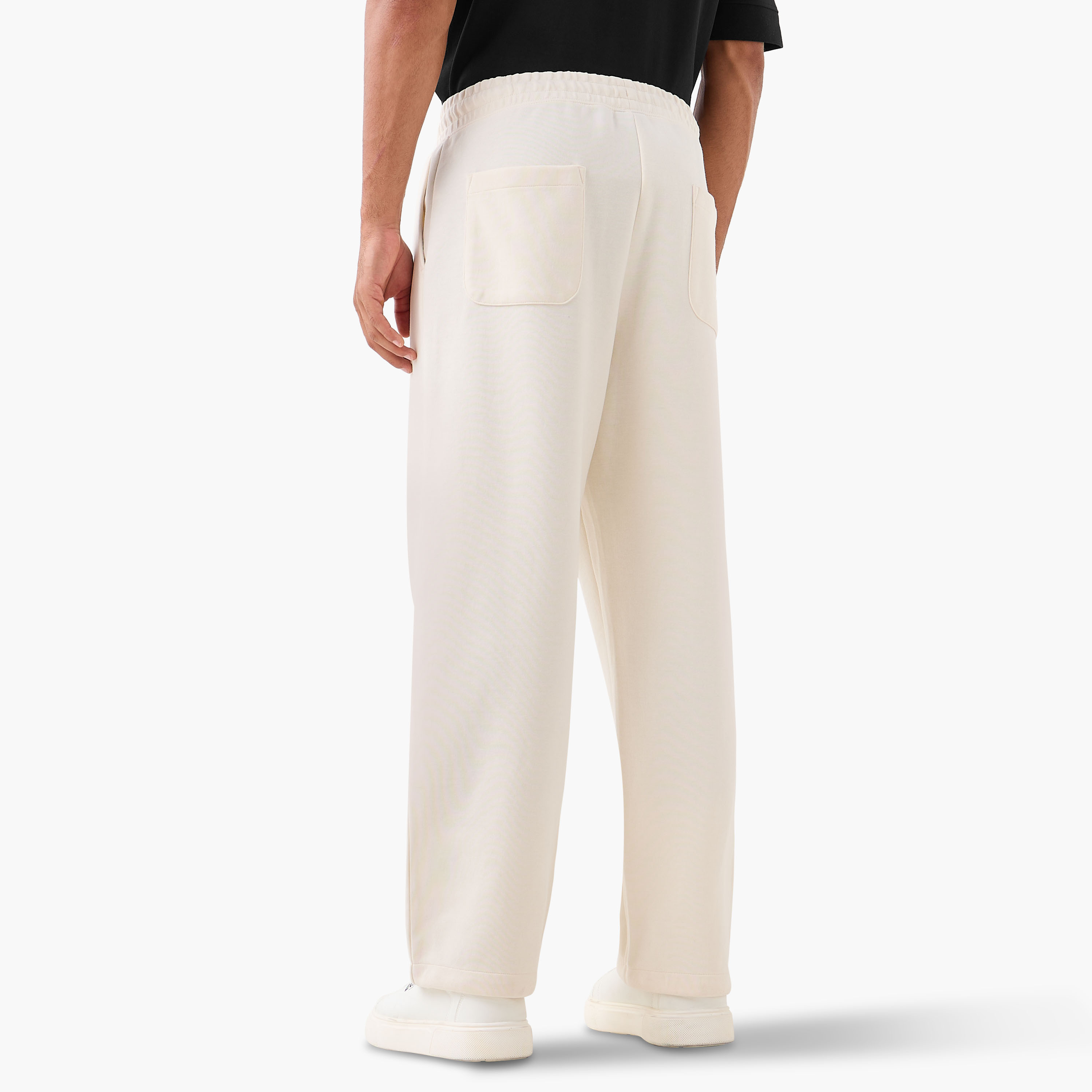 بنطلون رياضي إنترلوك بحافة مفتوحة للرجال-men-clothing-bottoms-joggers-image-2