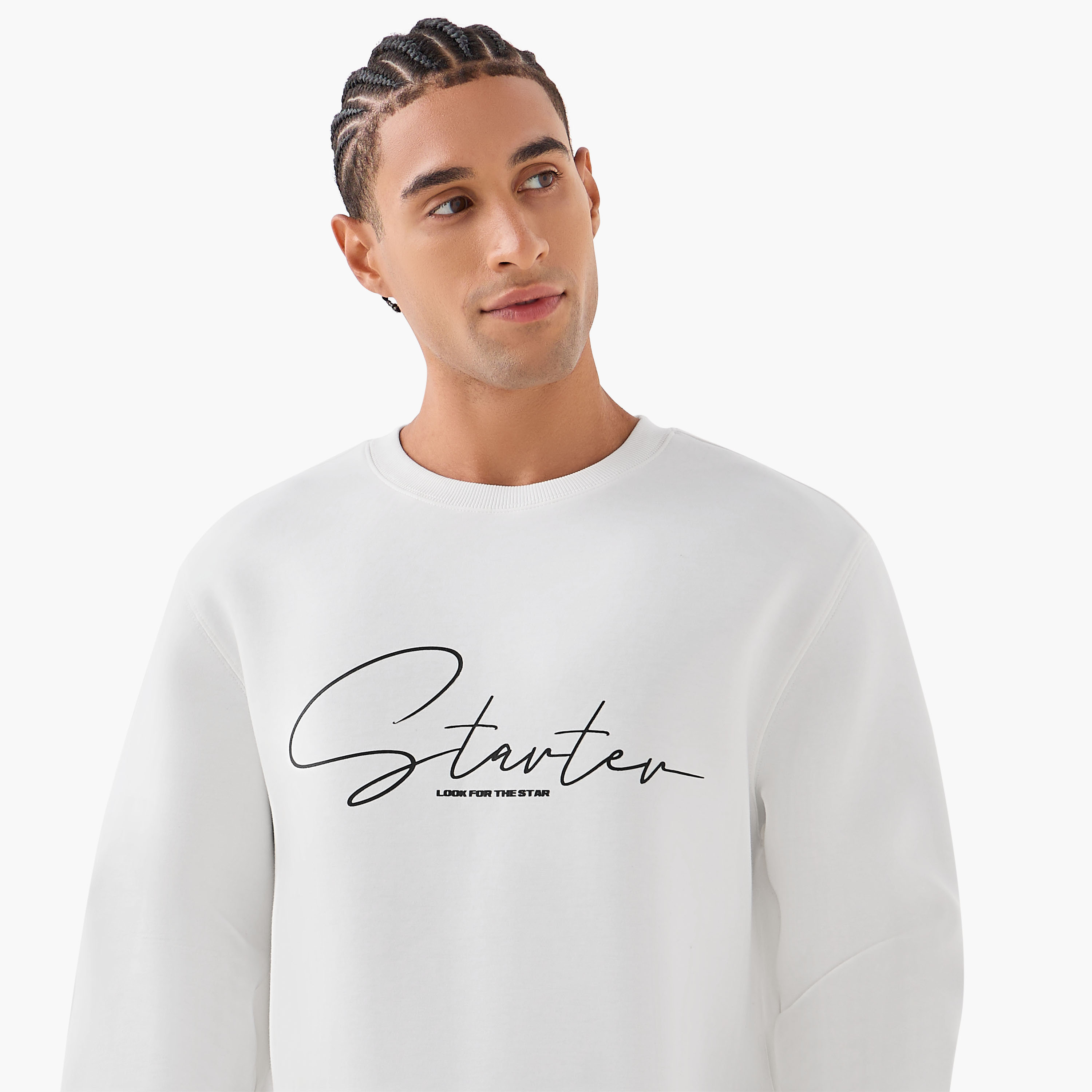 Starter Men Regular Fit Logo Print Sweatshirt-men-winterwear-hoodiesandsweatshirts-image-6