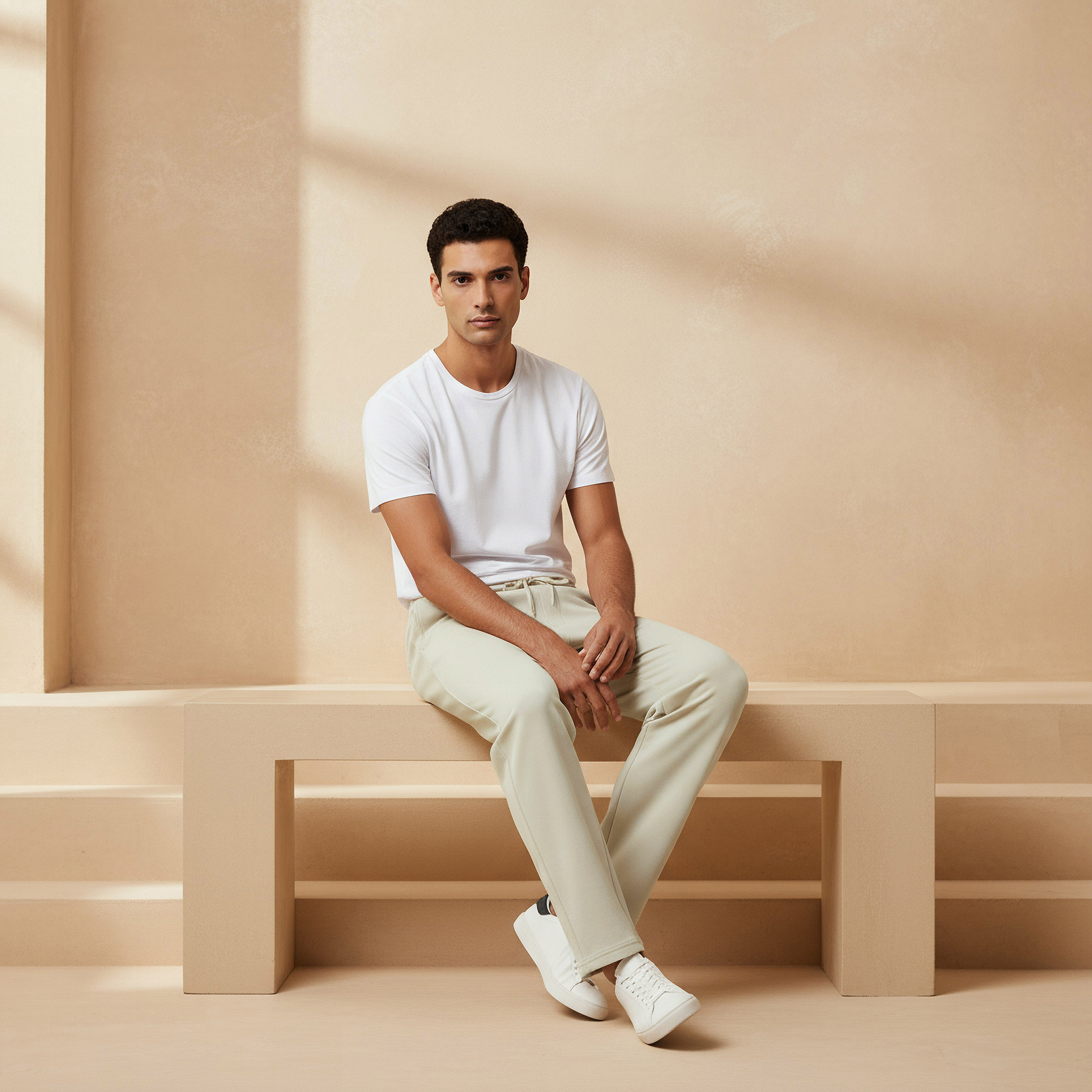 Men Regular Fit Joggers with Pockets-men-clothing-bottoms-joggers-image-5