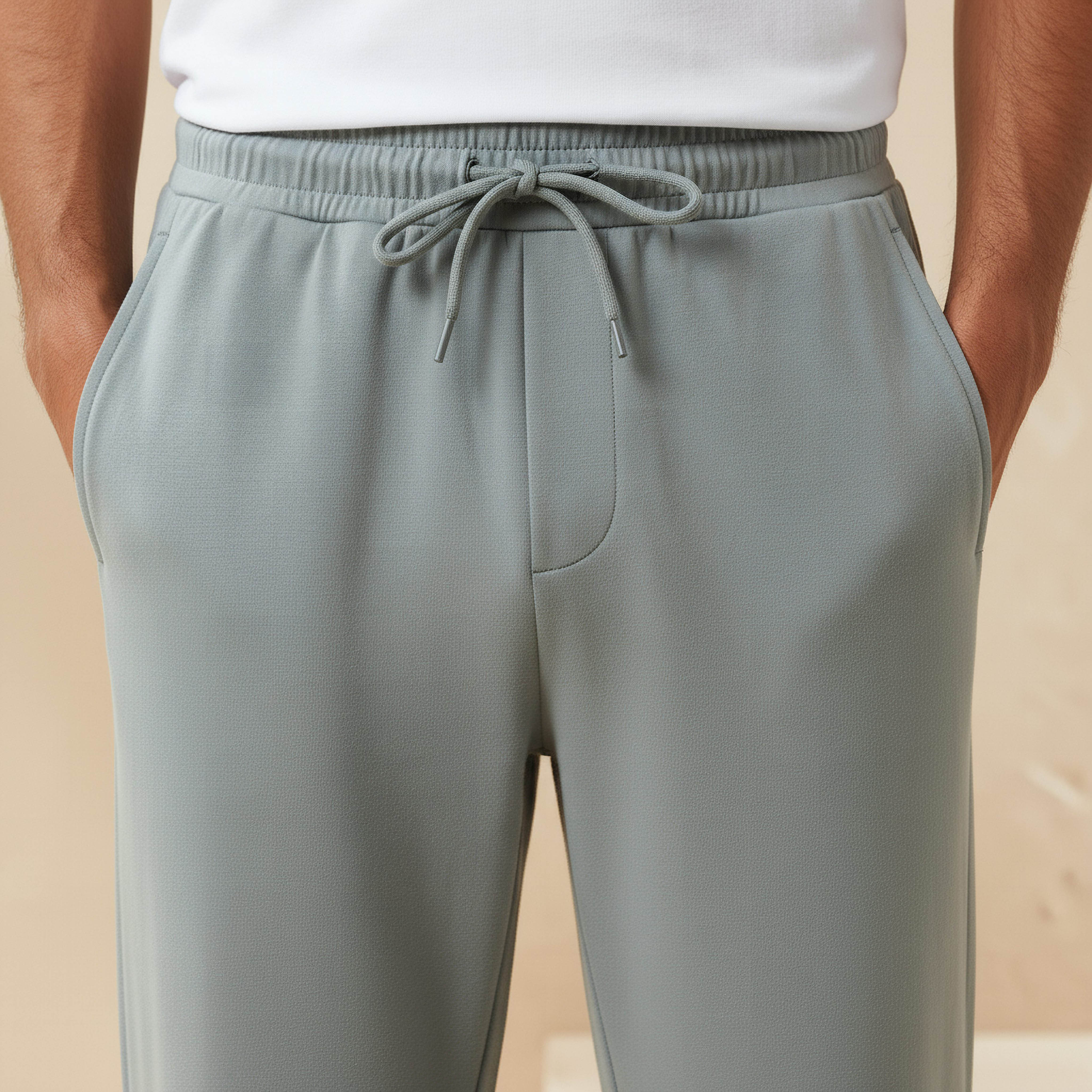 Men Regular Fit Joggers with Pockets-men-clothing-bottoms-joggers-image-4