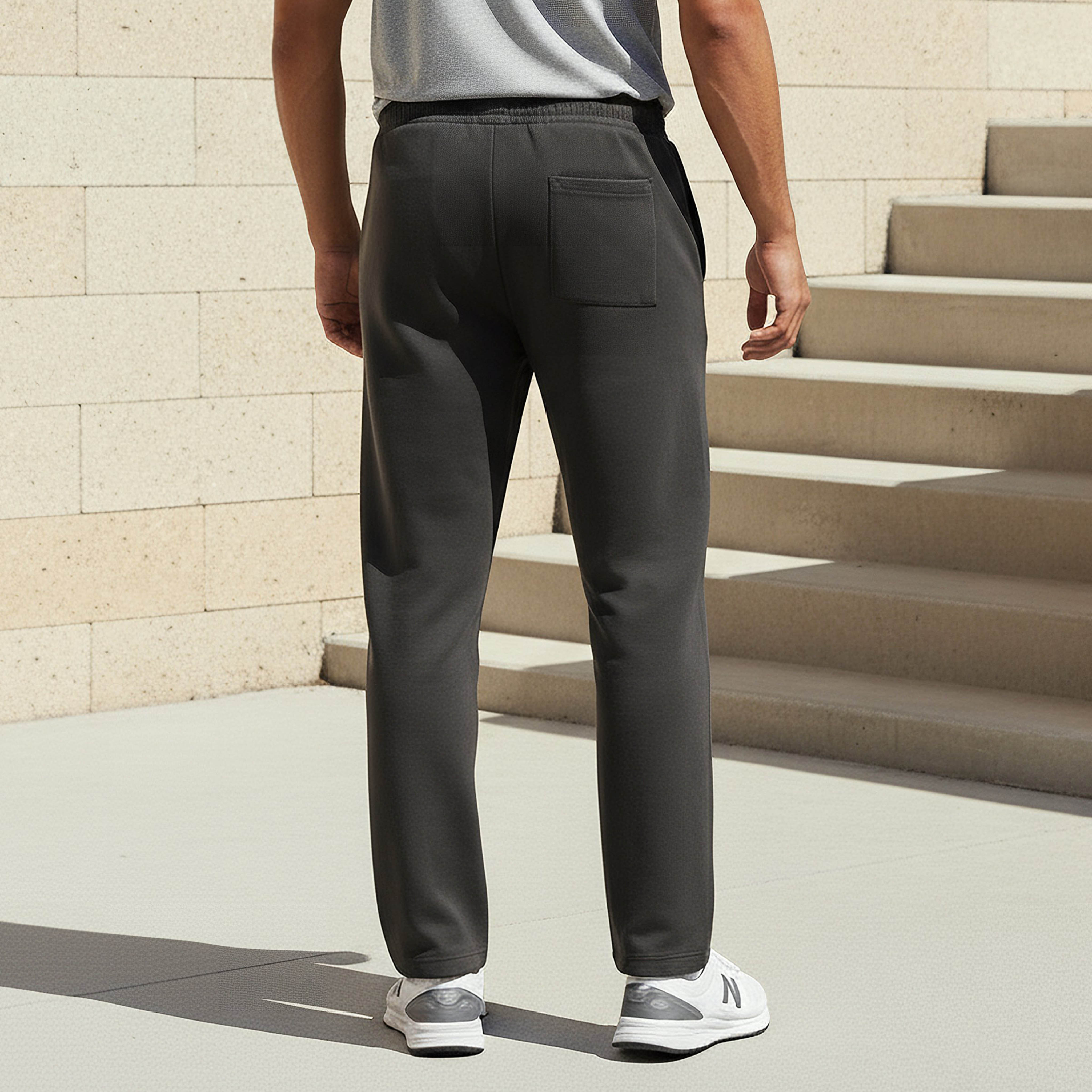 Men Regular Fit Joggers with Pockets-men-clothing-bottoms-joggers-image-3
