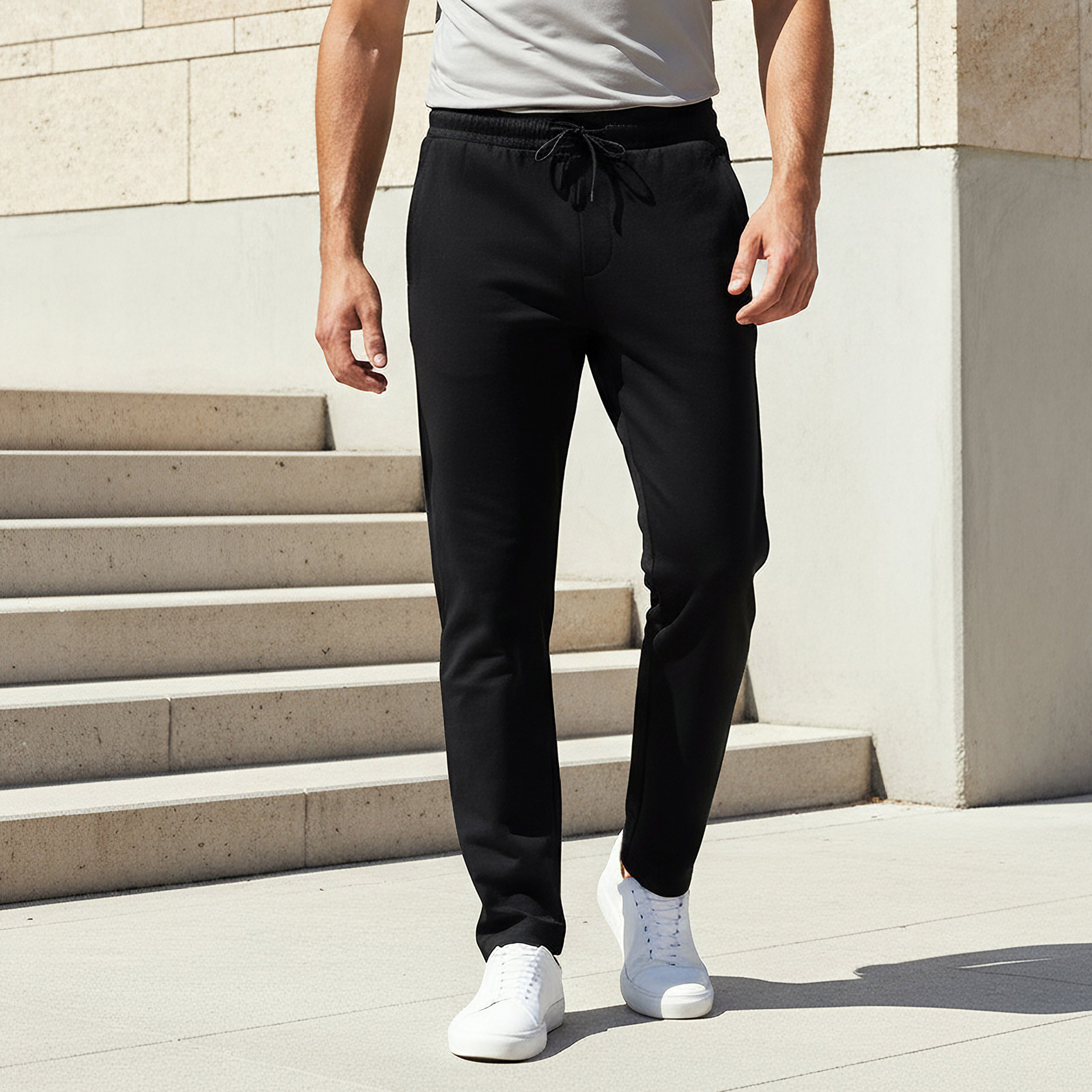 Men Regular Fit Joggers with Pockets-PROMO_SP_KW_2FOR12_110625-image-1