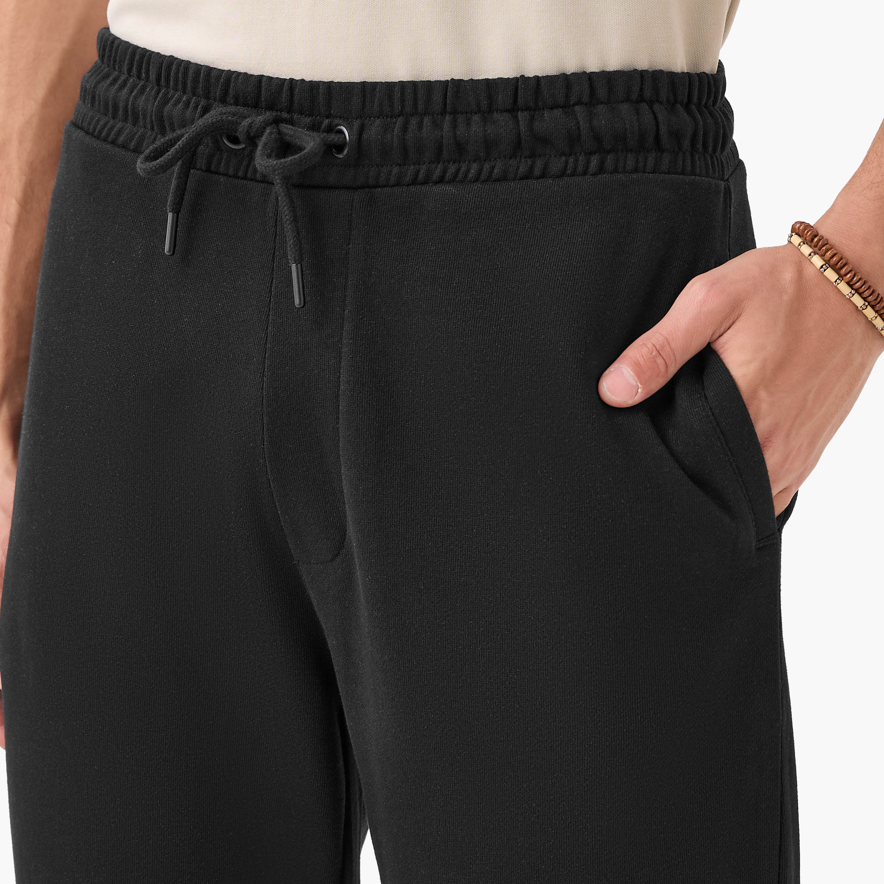 Men Relaxed Fit Joggers with Panel Detail-men-clothing-bottoms-joggers-image-5