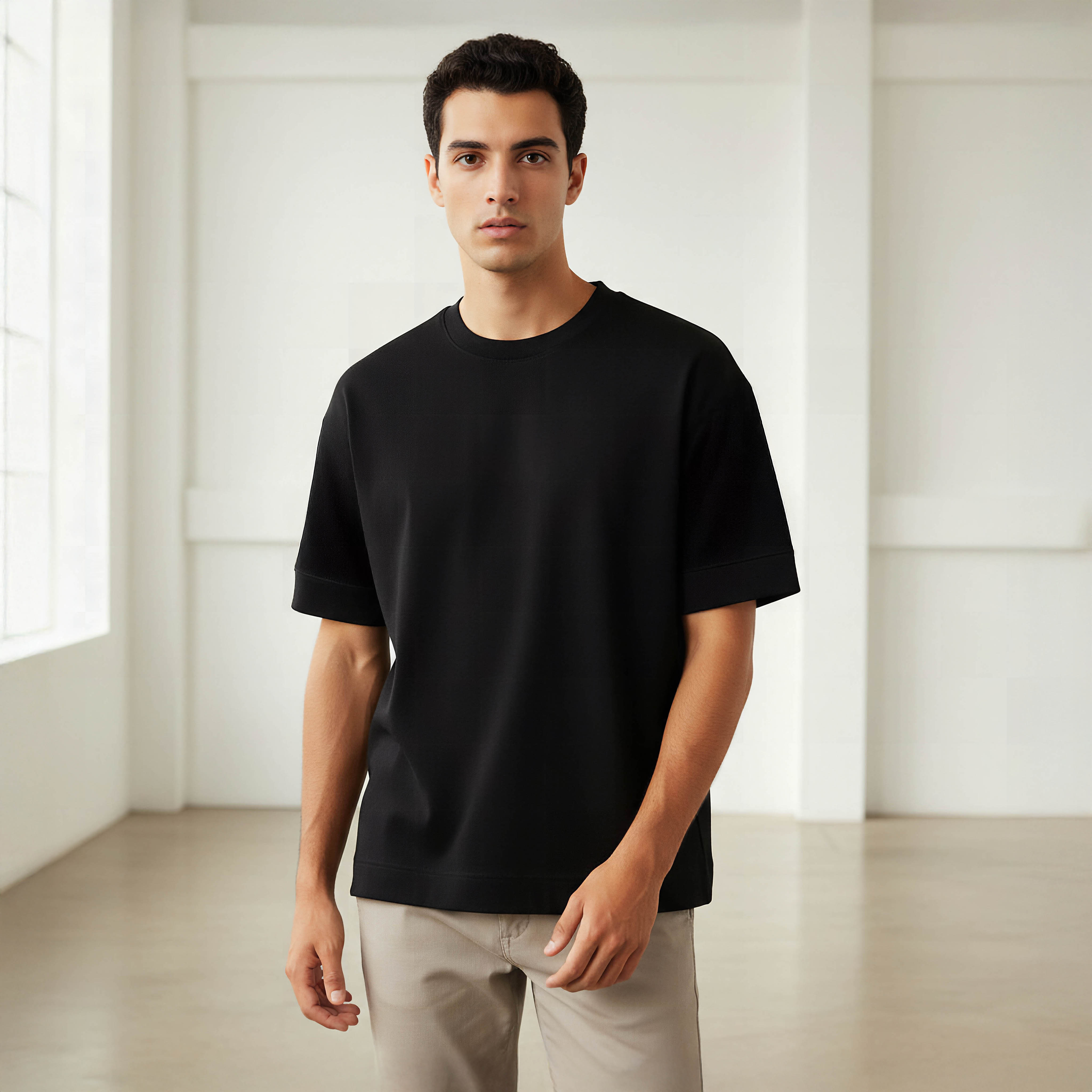 Men Crew Neck Short Sleeves Boxy T-shirt-PROMO_SP_QA_RGCC_BUY2FOR109_040325-image-1
