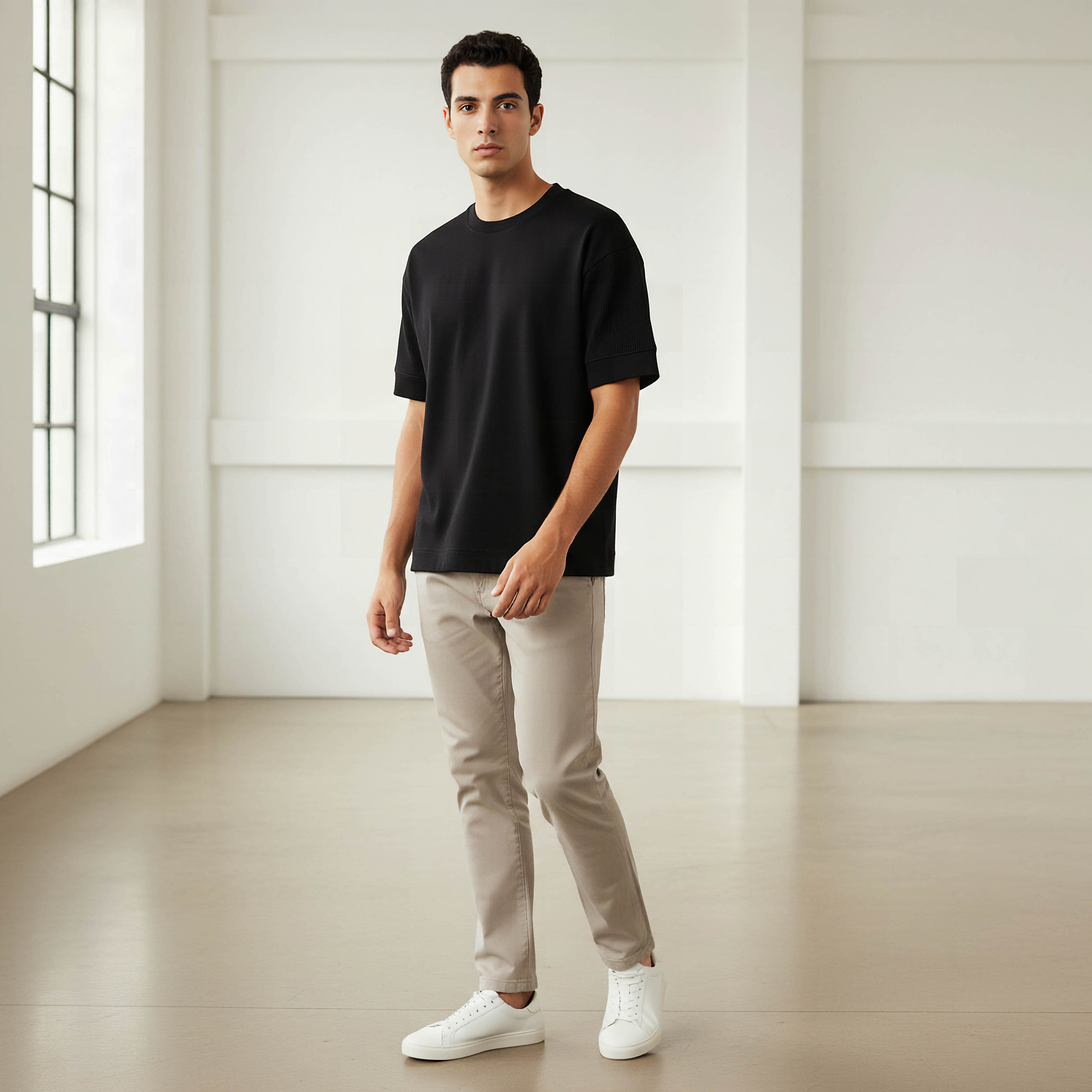 Men Crew Neck Short Sleeves Boxy T-shirt-PROMO_SP_QA_RGCC_BUY2FOR109_040325-image-2
