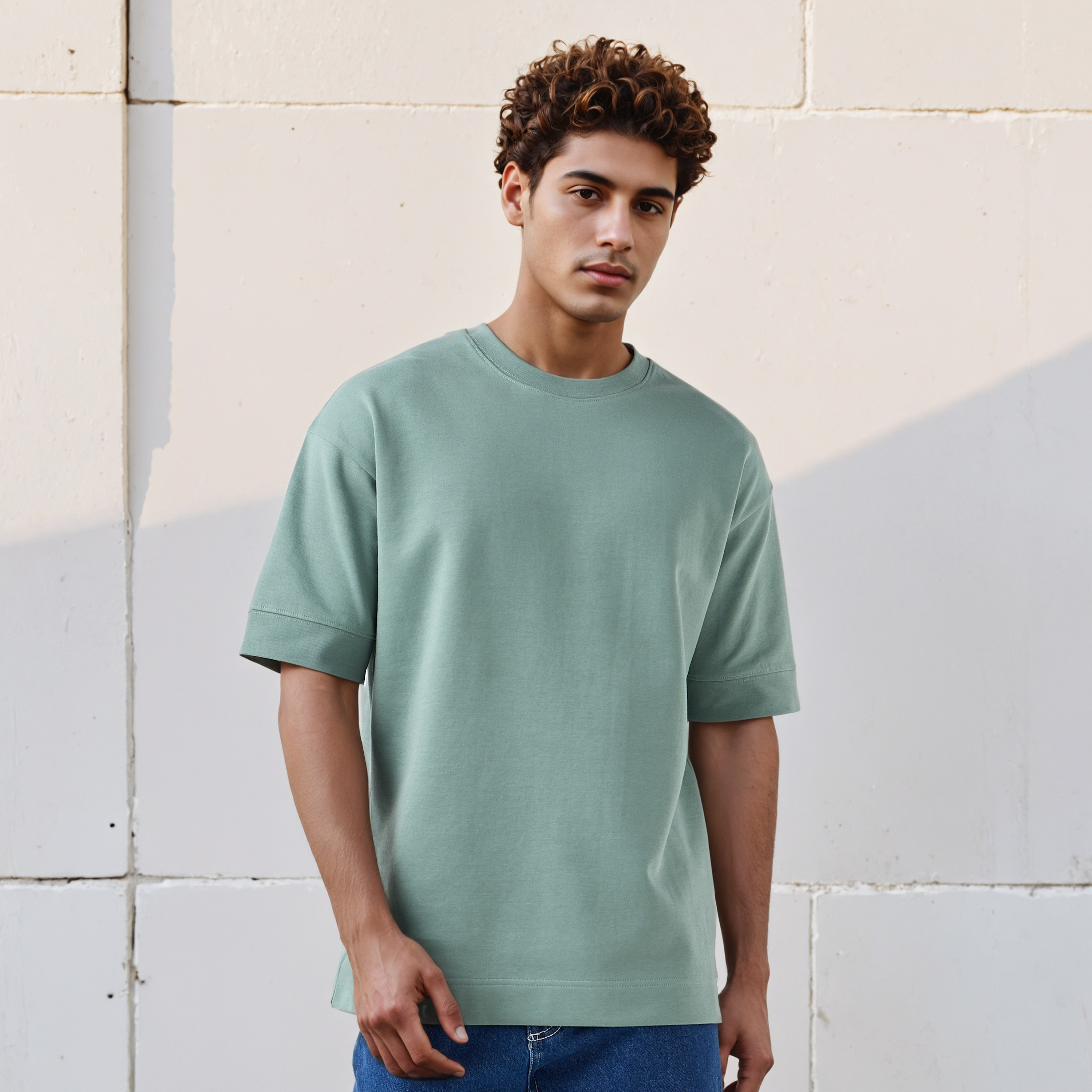 Men Crew Neck Short Sleeves Boxy T-shirt-PROMO_SP_KW_RGCC_BUY2FOR9_040325-image-1
