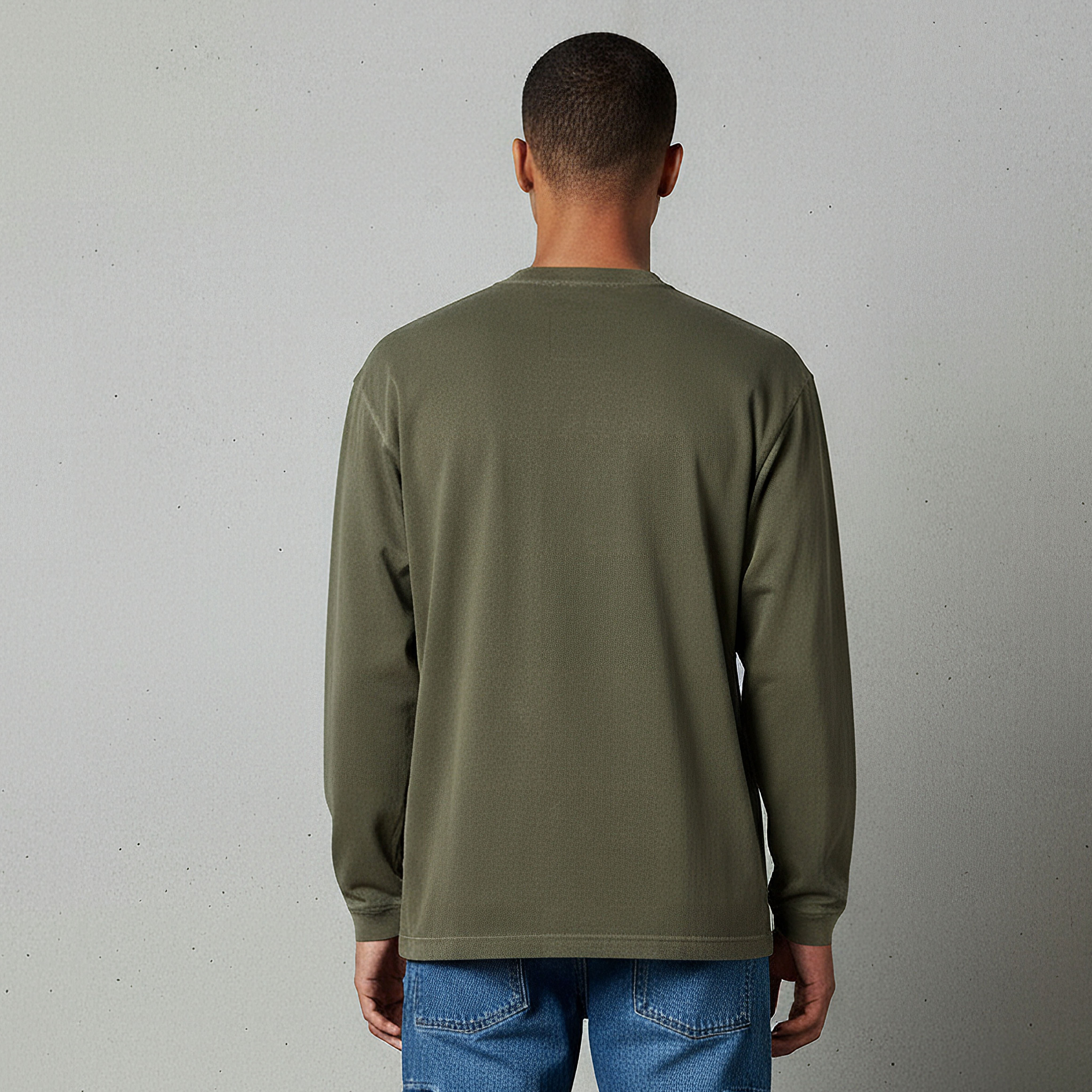 Men Regular Fit Crew Neck Long Sleeve Chest Pocket T-shirt-men-clothing-tshirtsandpolos-tshirts-image-5