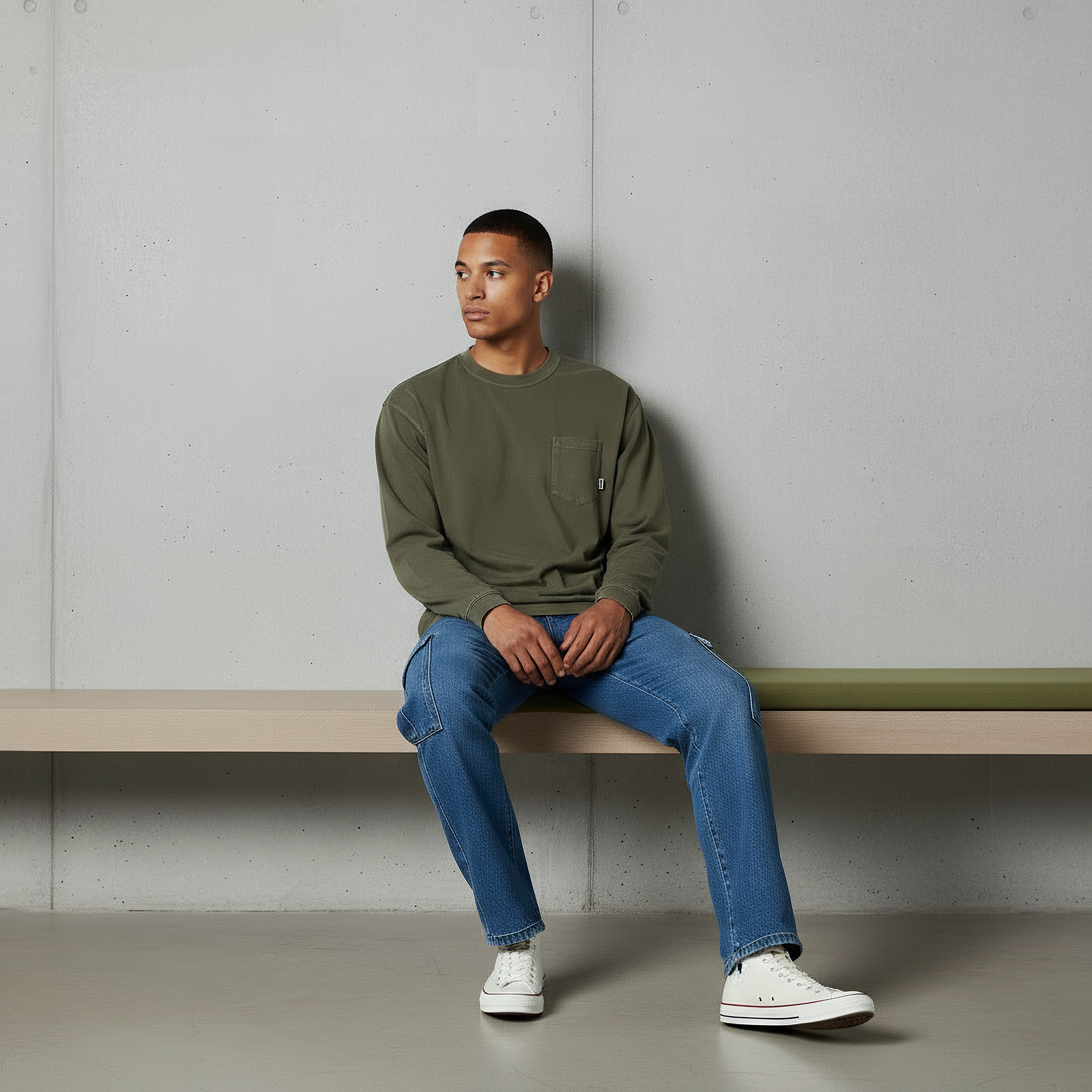 Men Regular Fit Crew Neck Long Sleeve Chest Pocket T-shirt-men-clothing-tshirtsandpolos-tshirts-image-7