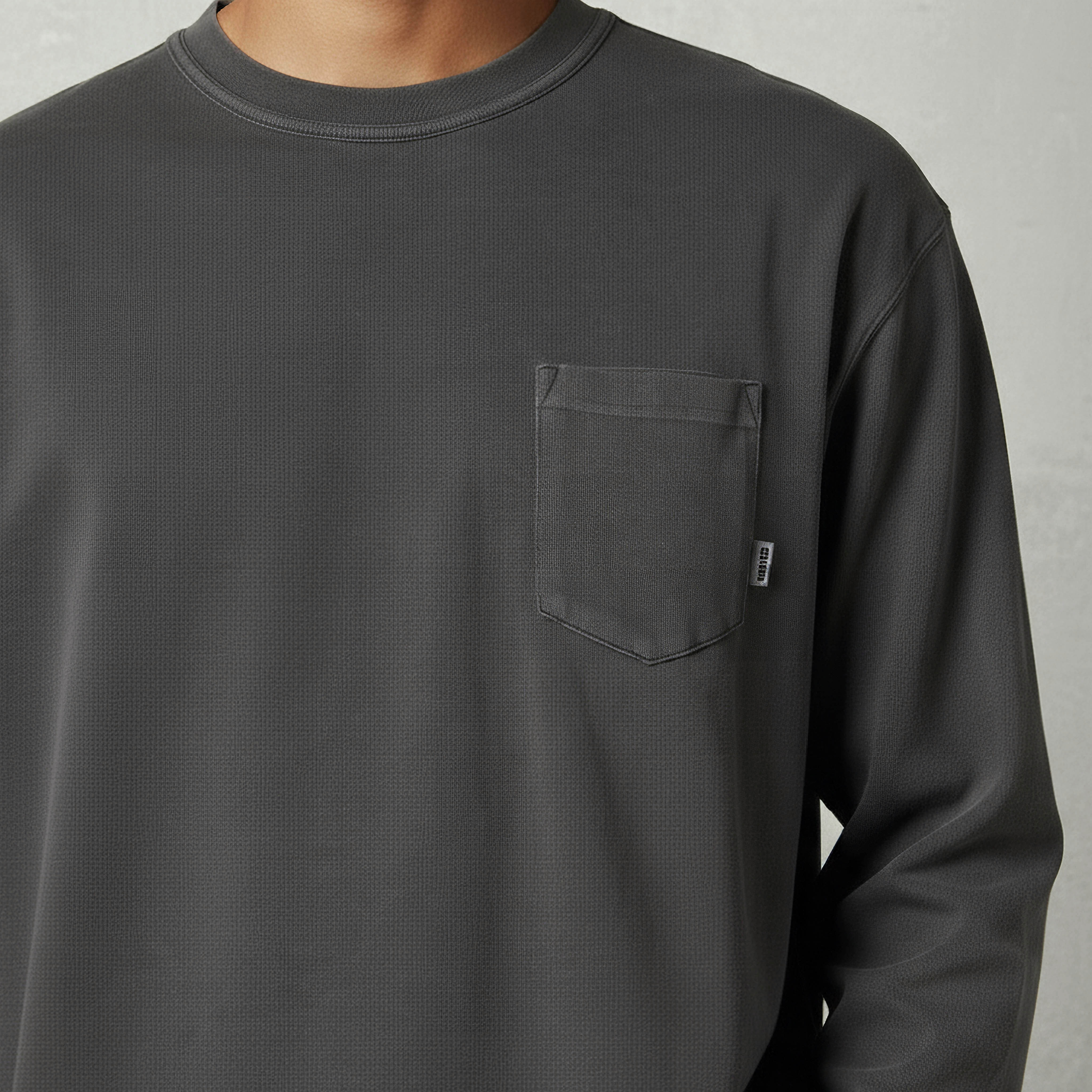 Men Regular Fit Crew Neck Long Sleeve Chest Pocket T-shirt-men-clothing-tshirtsandpolos-tshirts-image-5