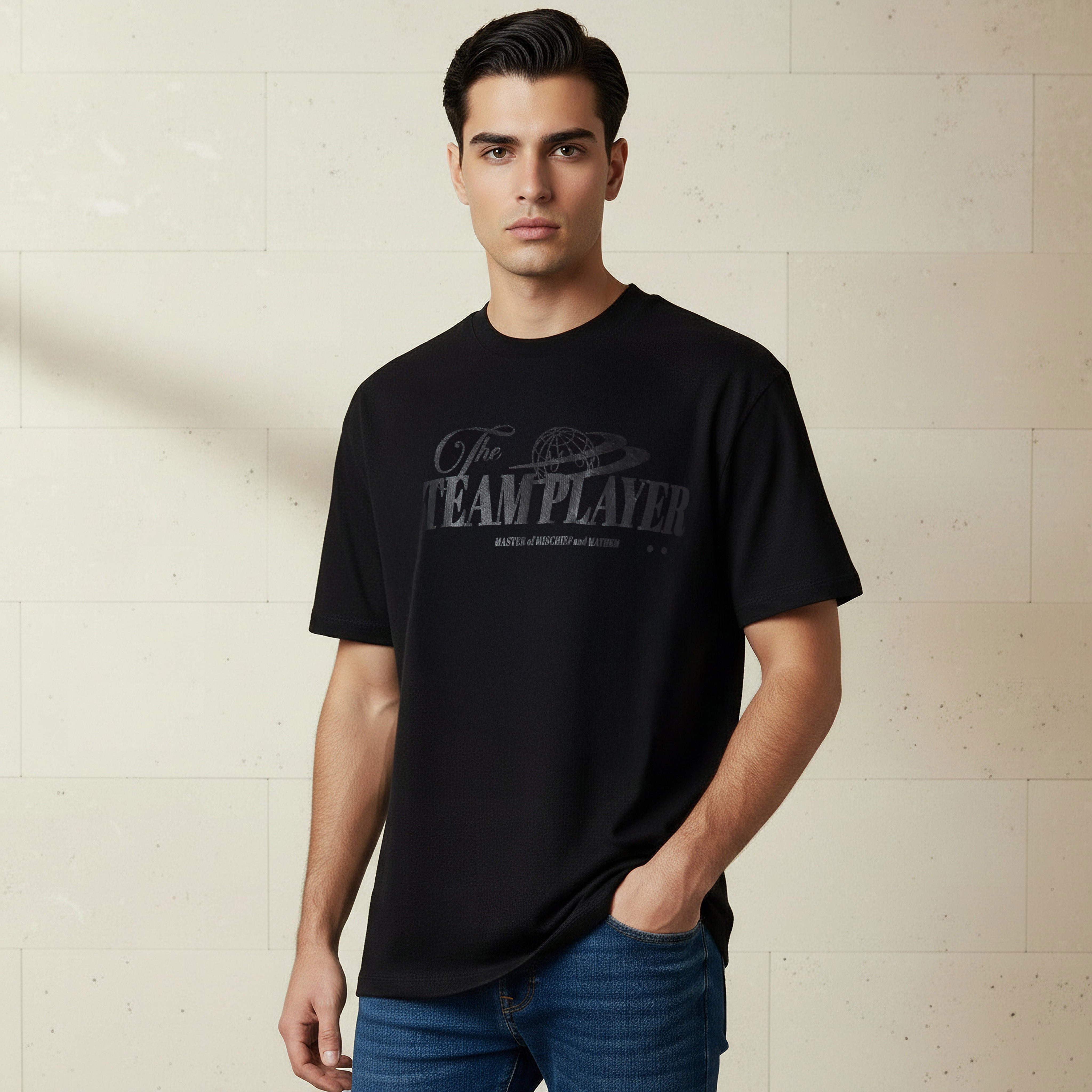 Men Regular Fit Crew Neck Short Sleeve Graphic T-shirt-men-clothing-tshirtsandpolos-tshirts-image-1